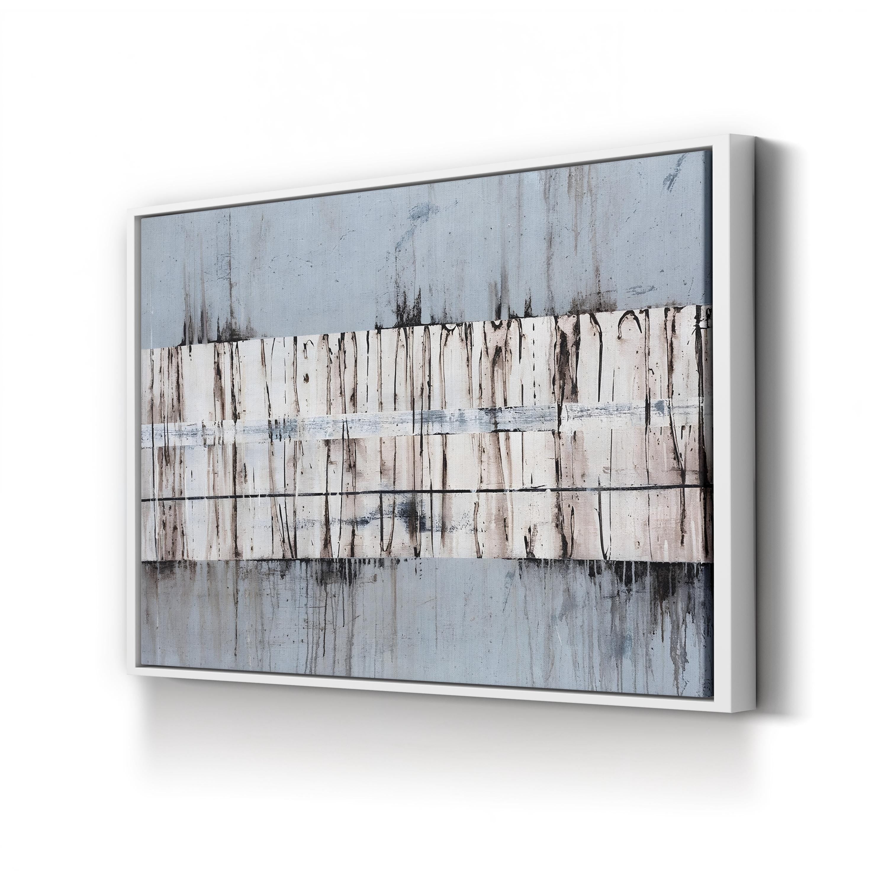 Granite Canvas Art by Sydney Edmunds – Framed Abstract Stone Texture Wall Art