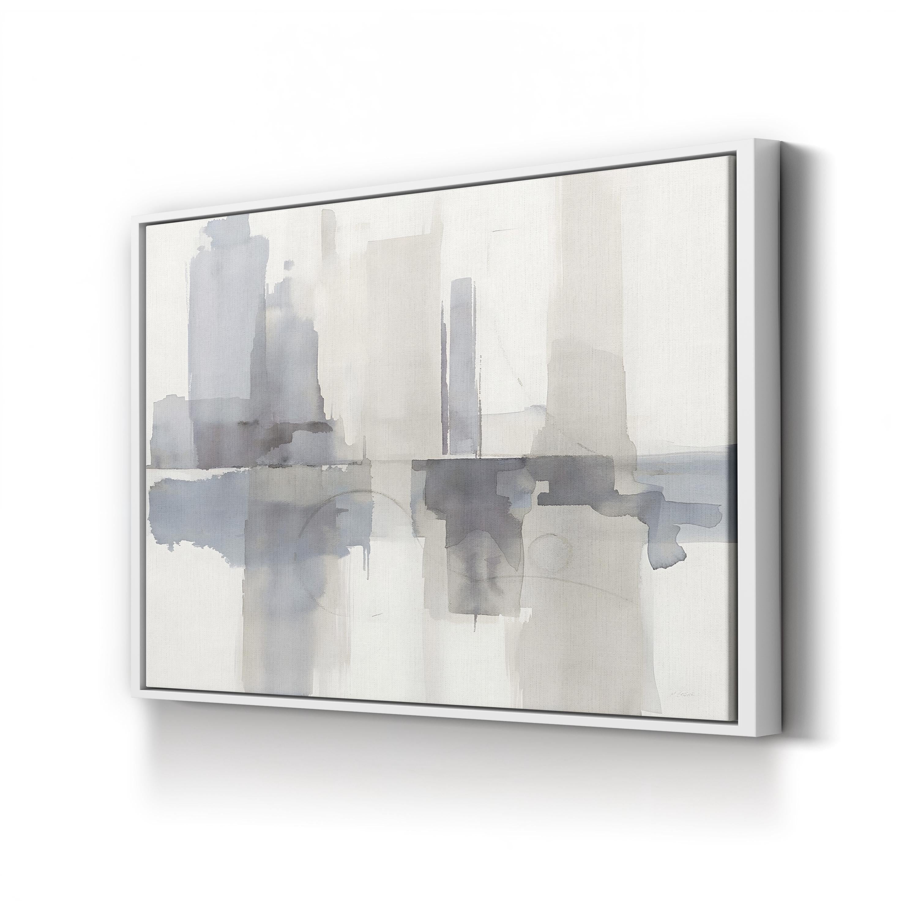 Improvisation II Gray Crop Wall Art by Mike Schick