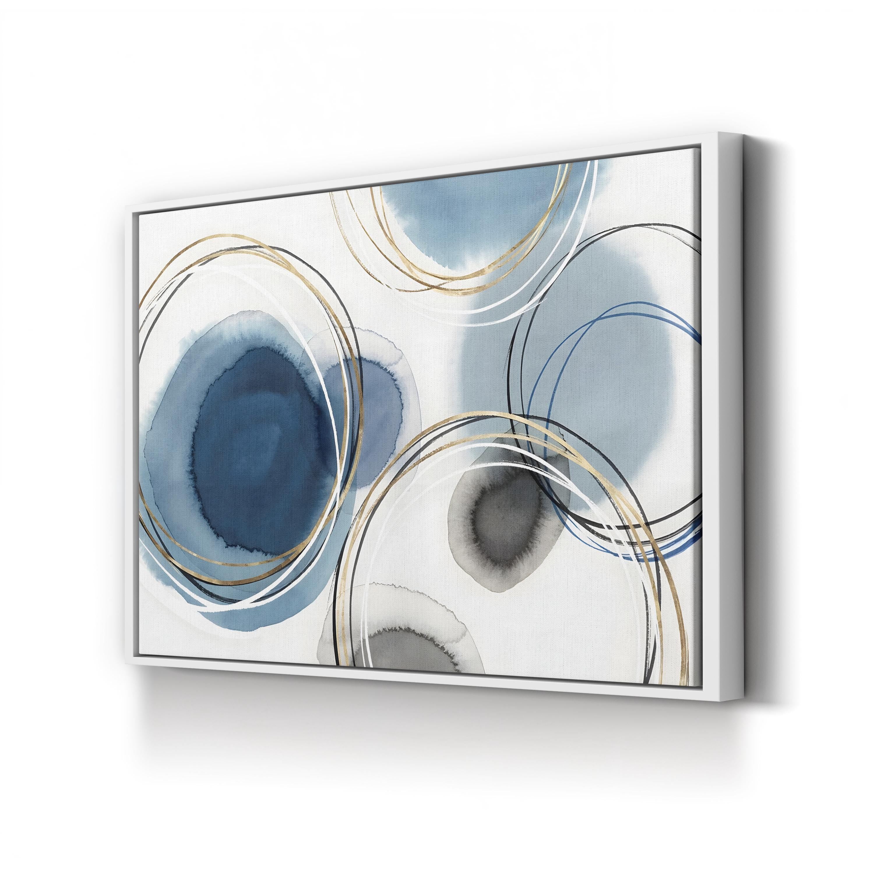 Infinity Indigo I Abstract Canvas Wall Art by Isabelle Z