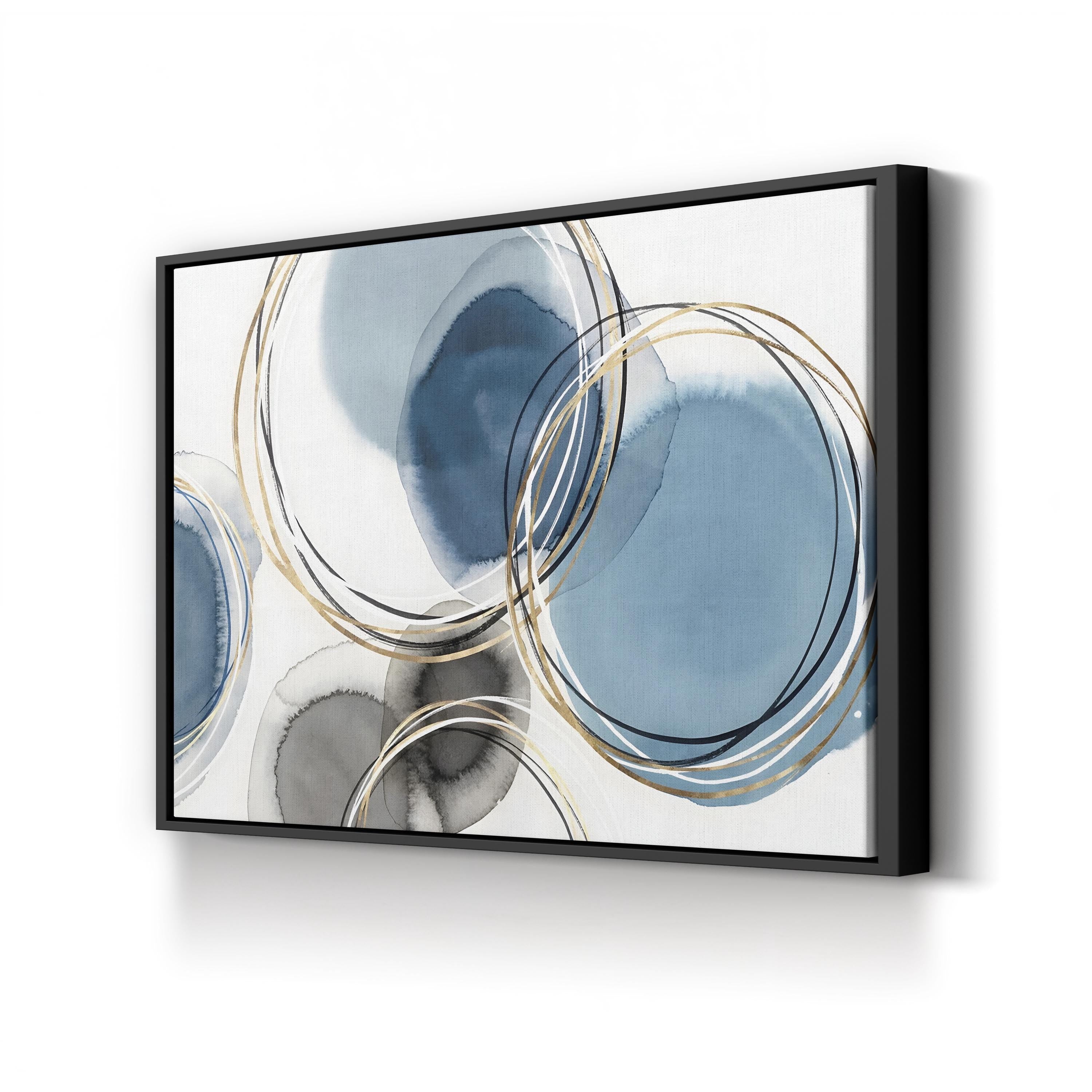 Infinity Indigo II Abstract Canvas Wall Art by Isabelle Z