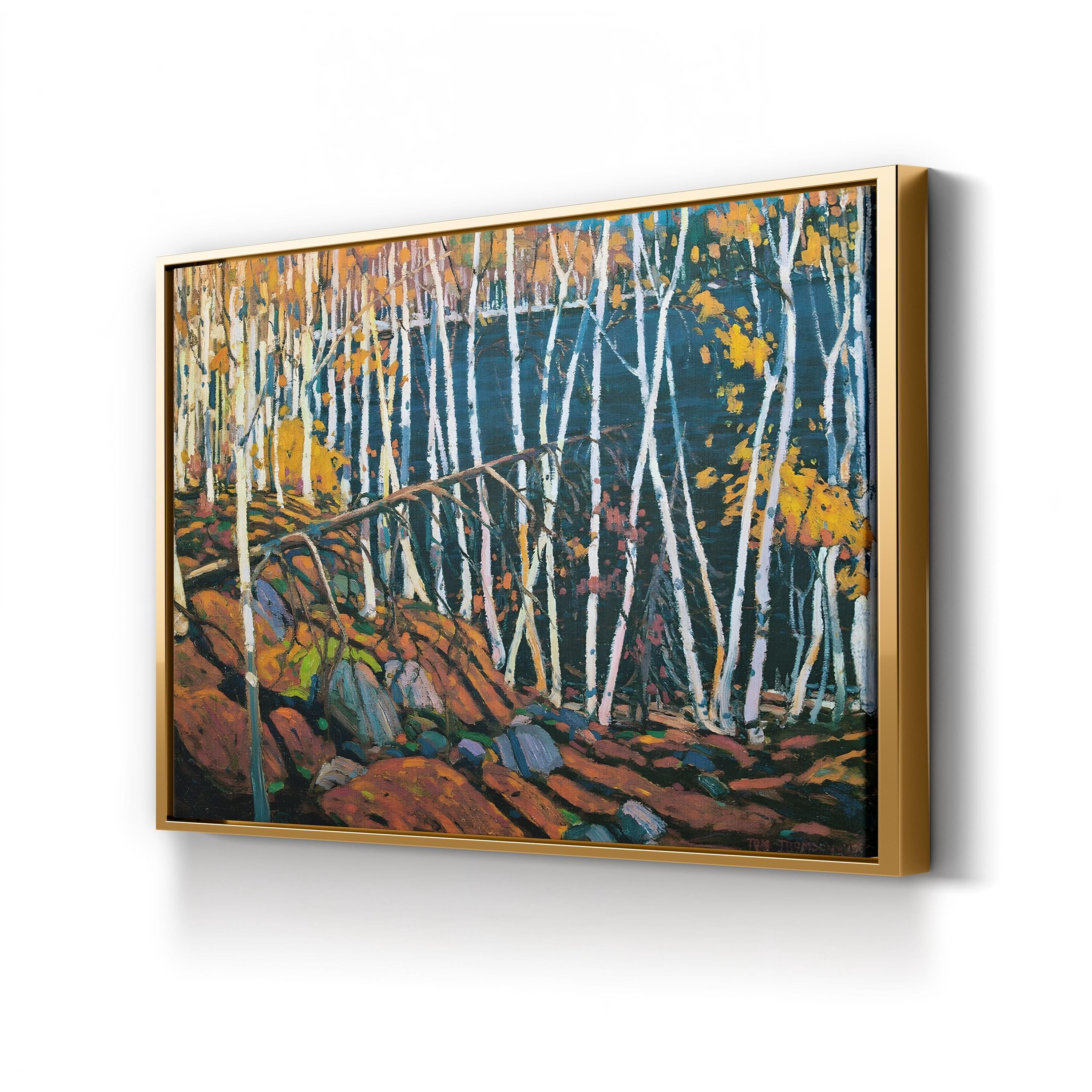 Rustic Snow-Capped Mountains – Period Illustration Wall Art | Winter Landscape Canvas Print