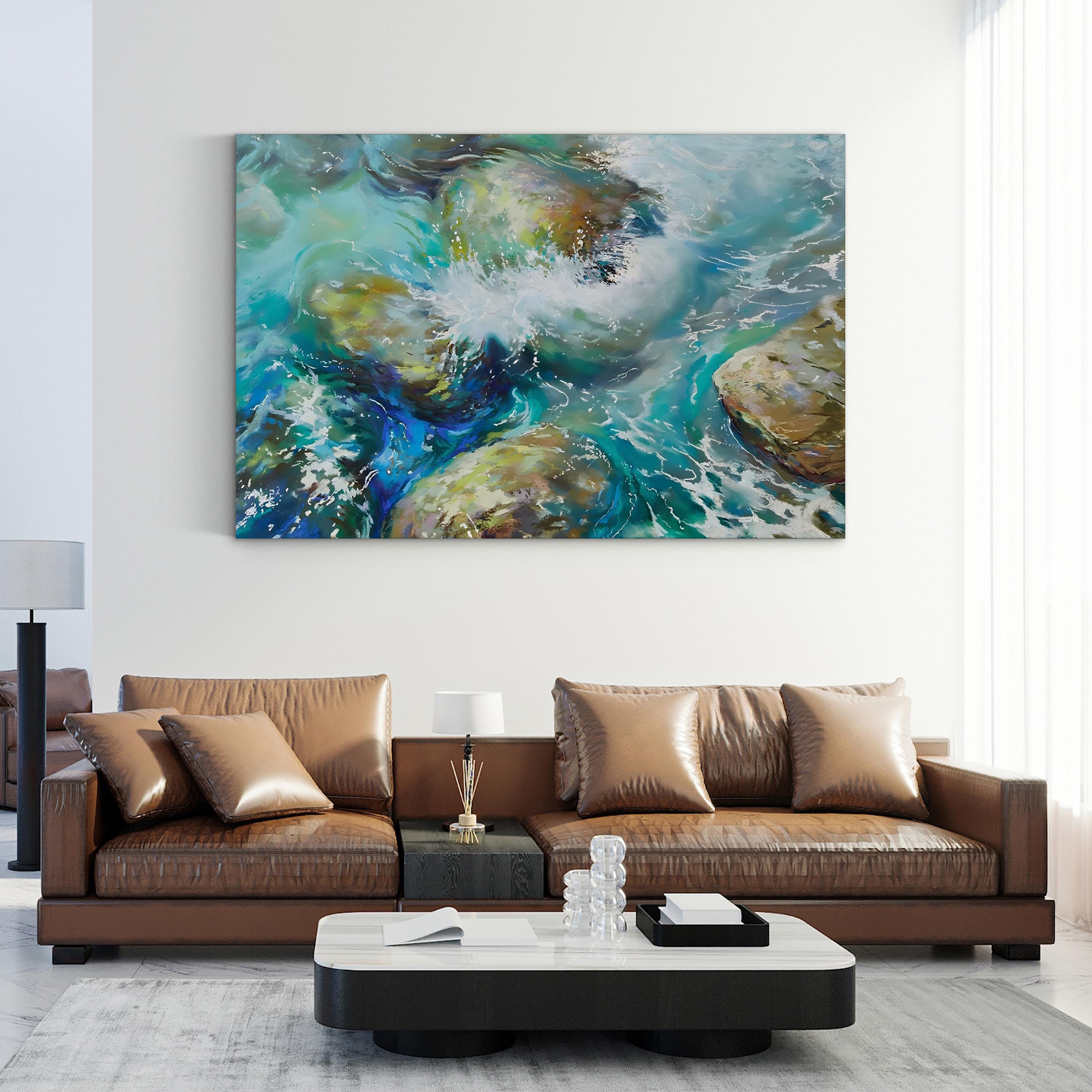 Jewels of the Sea Canvas Art – Nel Whatmore Coastal Nautical Abstract Wall Print