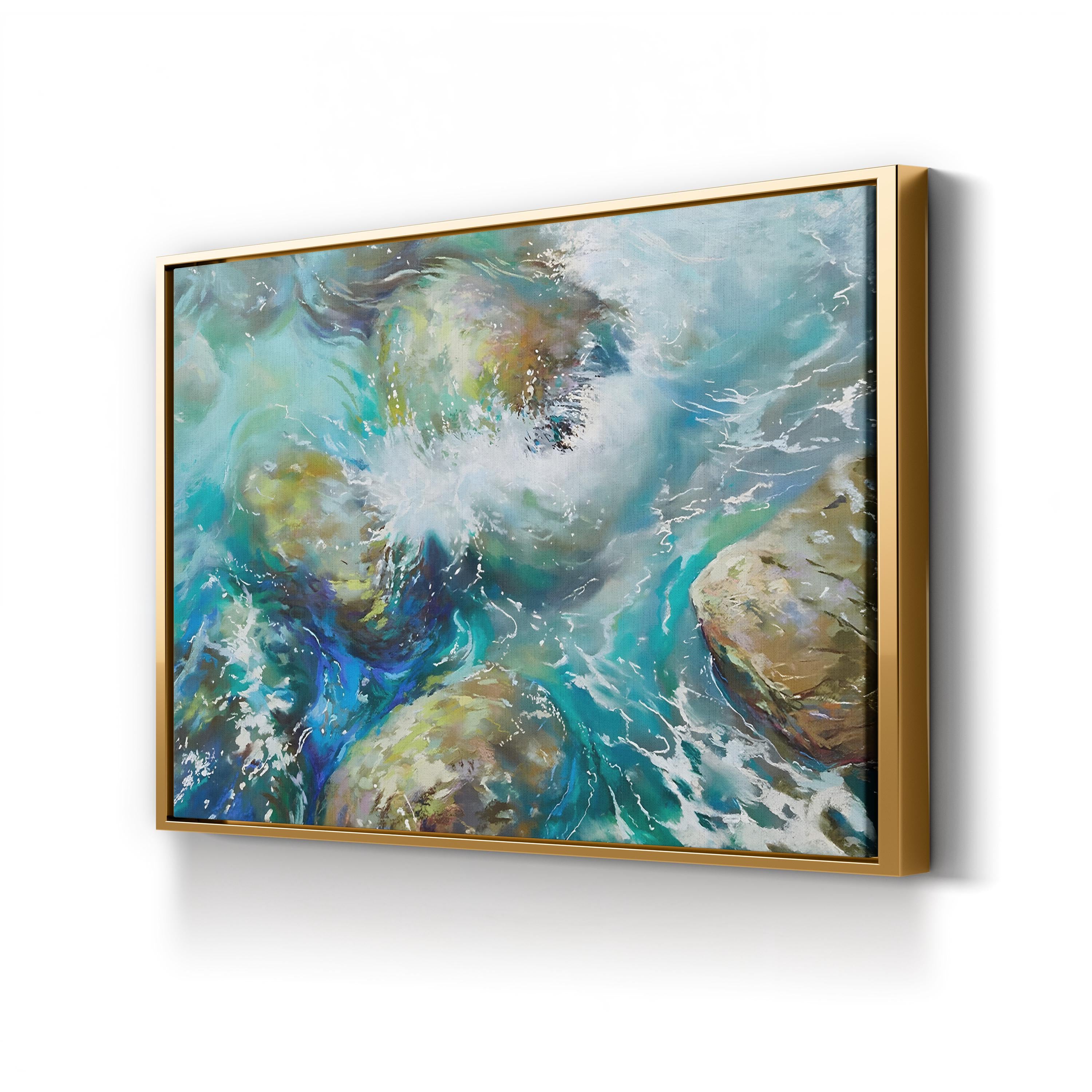 Jewels of the Sea Canvas Art – Nel Whatmore Coastal Nautical Abstract Wall Print