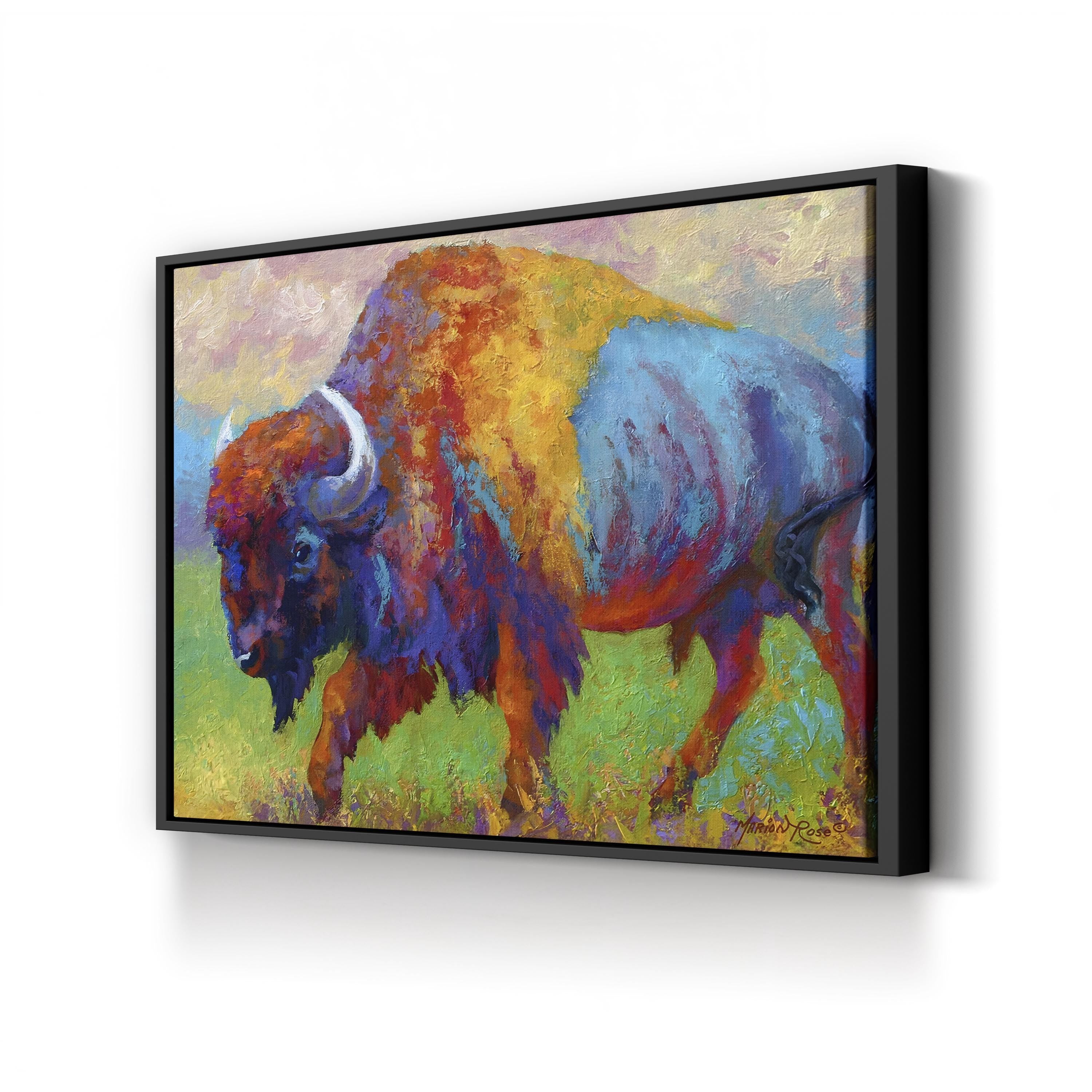 Journey Unknown Bison by Marion Rose