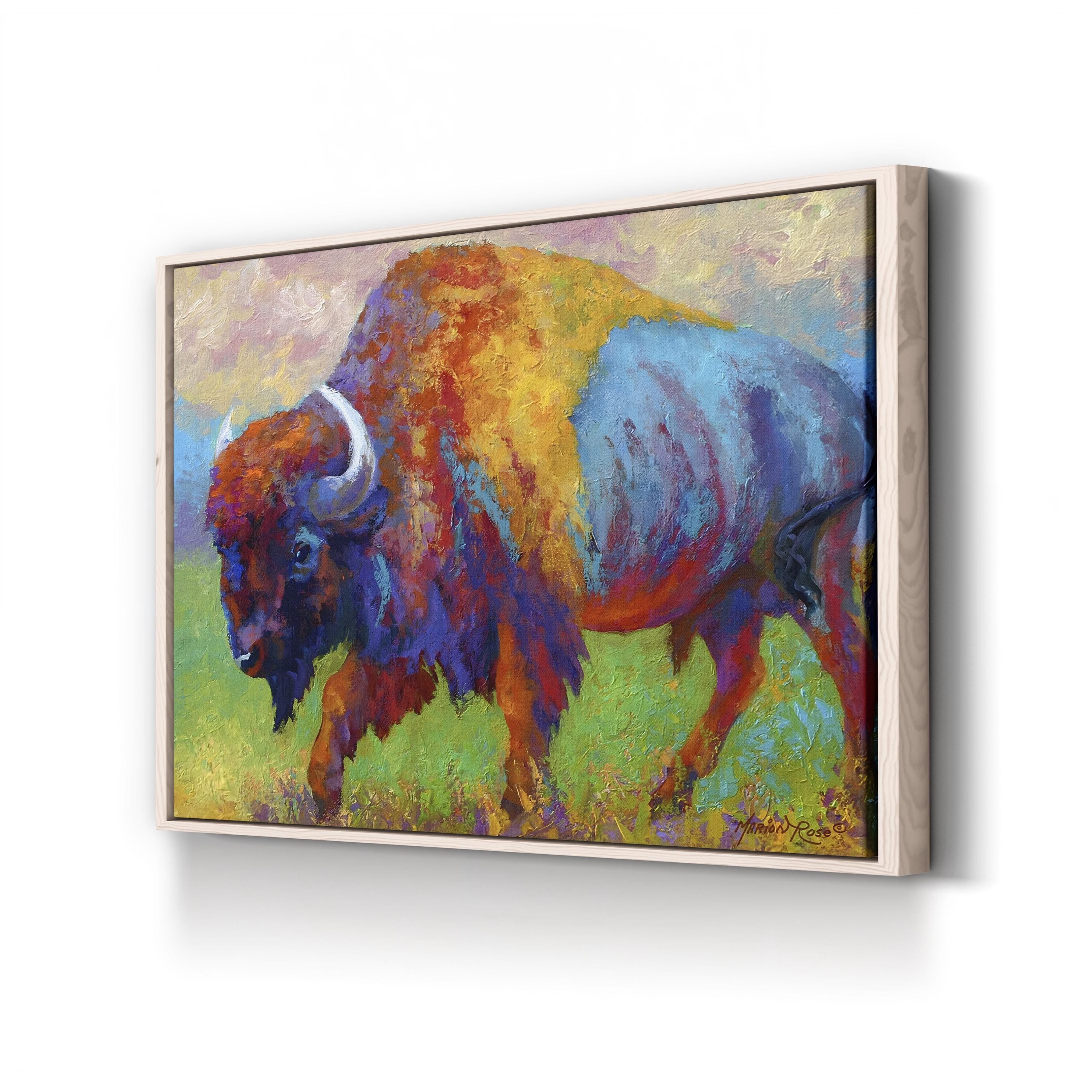 Journey Unknown Bison by Marion Rose