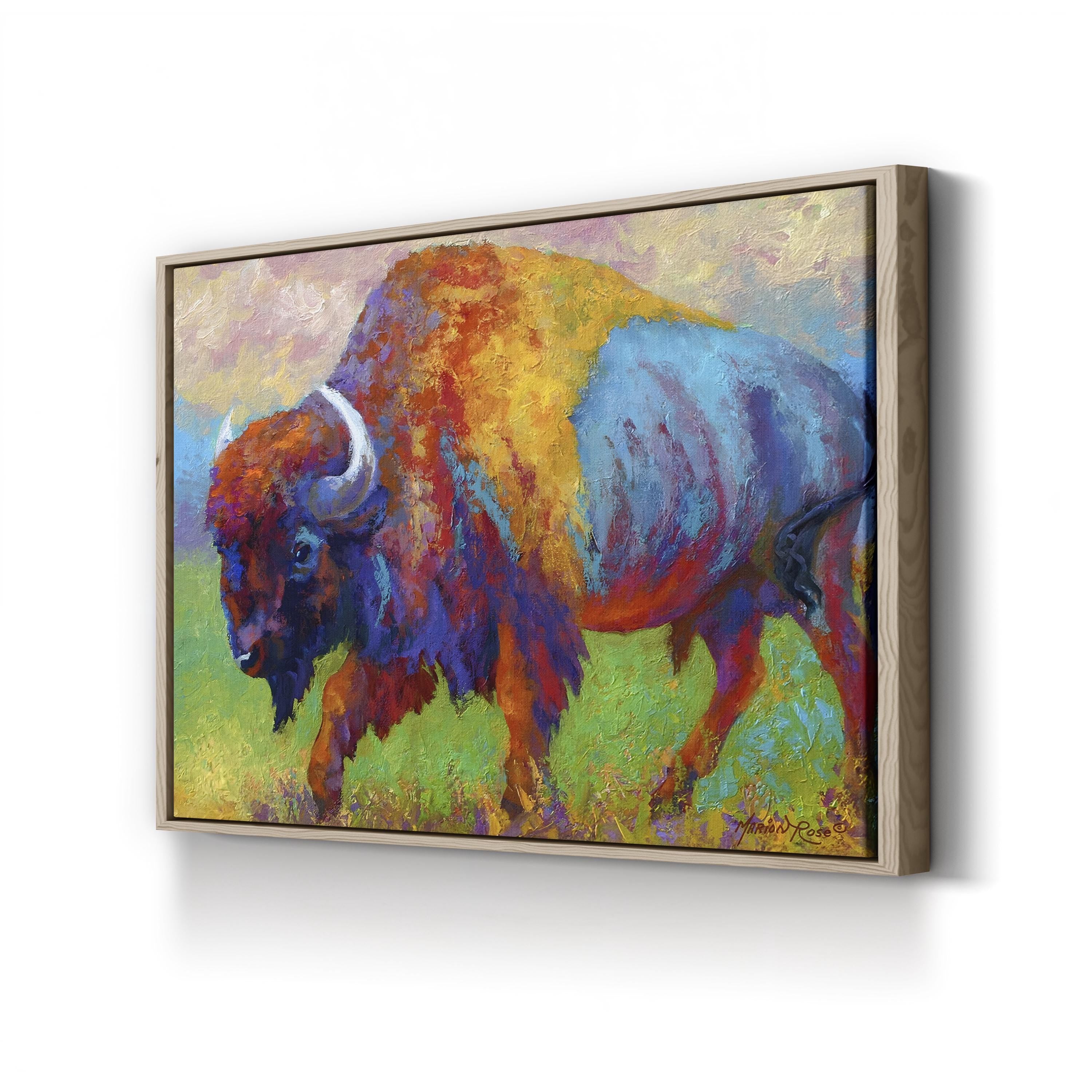 Journey Unknown Bison by Marion Rose