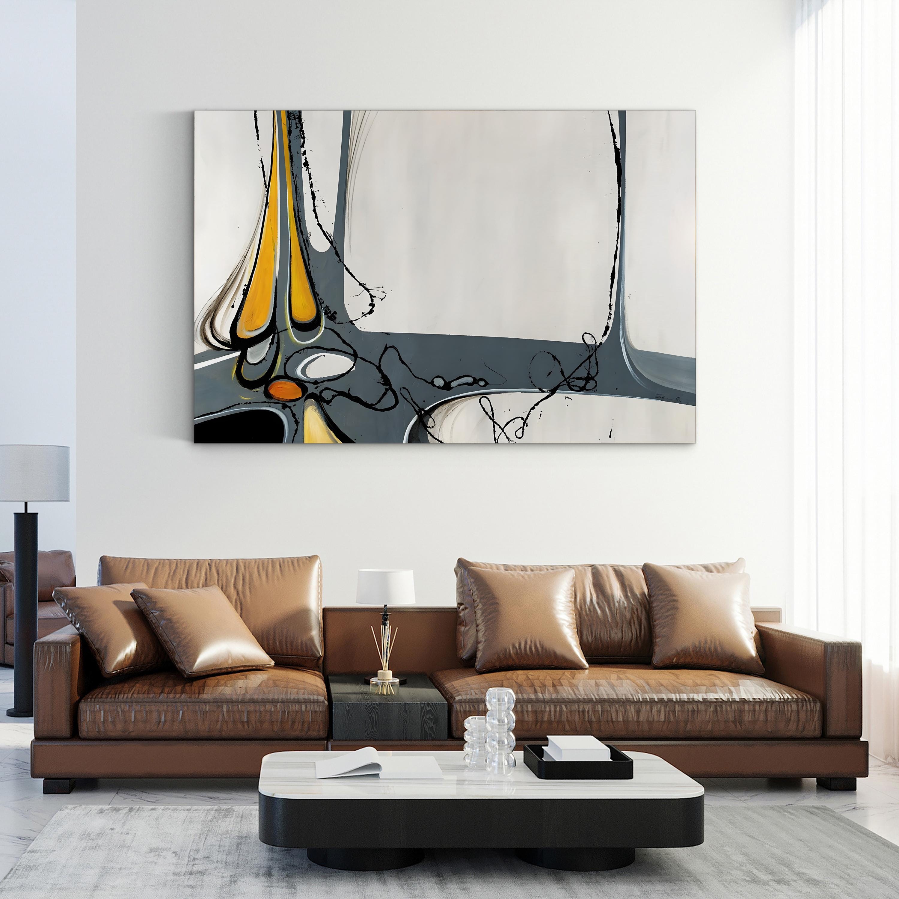 Jute by Sydney Edmunds | Contemporary Earth-Toned Abstract Wall Art