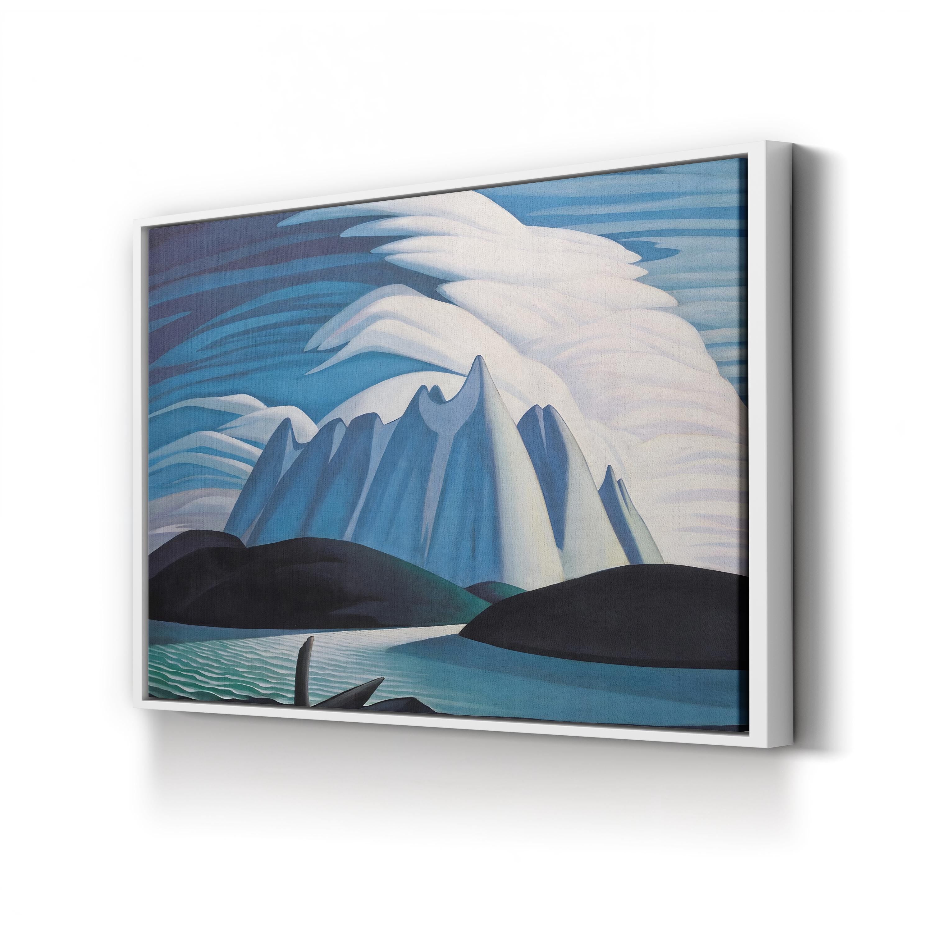 Lake and Mountain Wall Art by Lawren Harris | Canadian Group of Seven Landscape Canvas Print