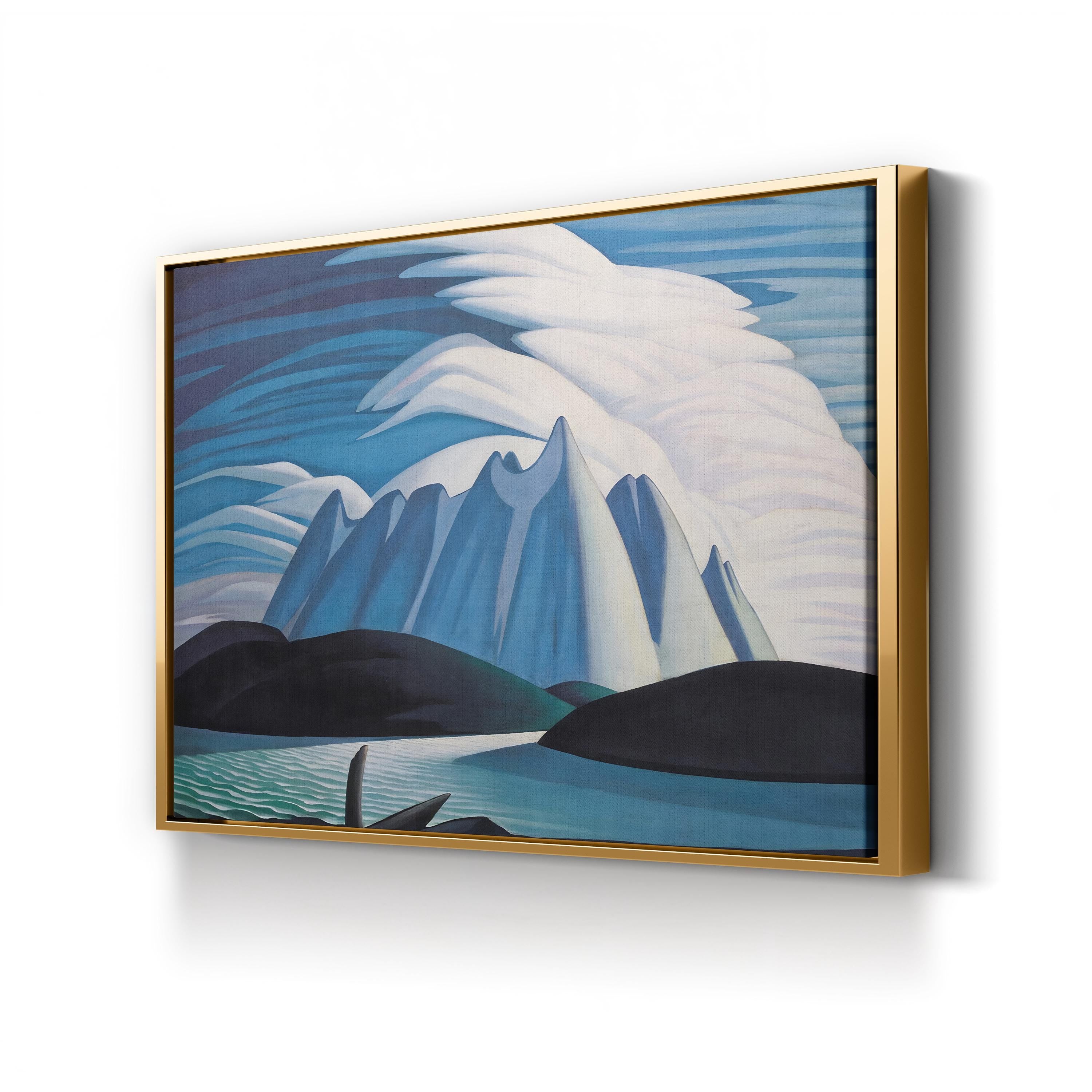 Lake and Mountain Wall Art by Lawren Harris | Canadian Group of Seven Landscape Canvas Print