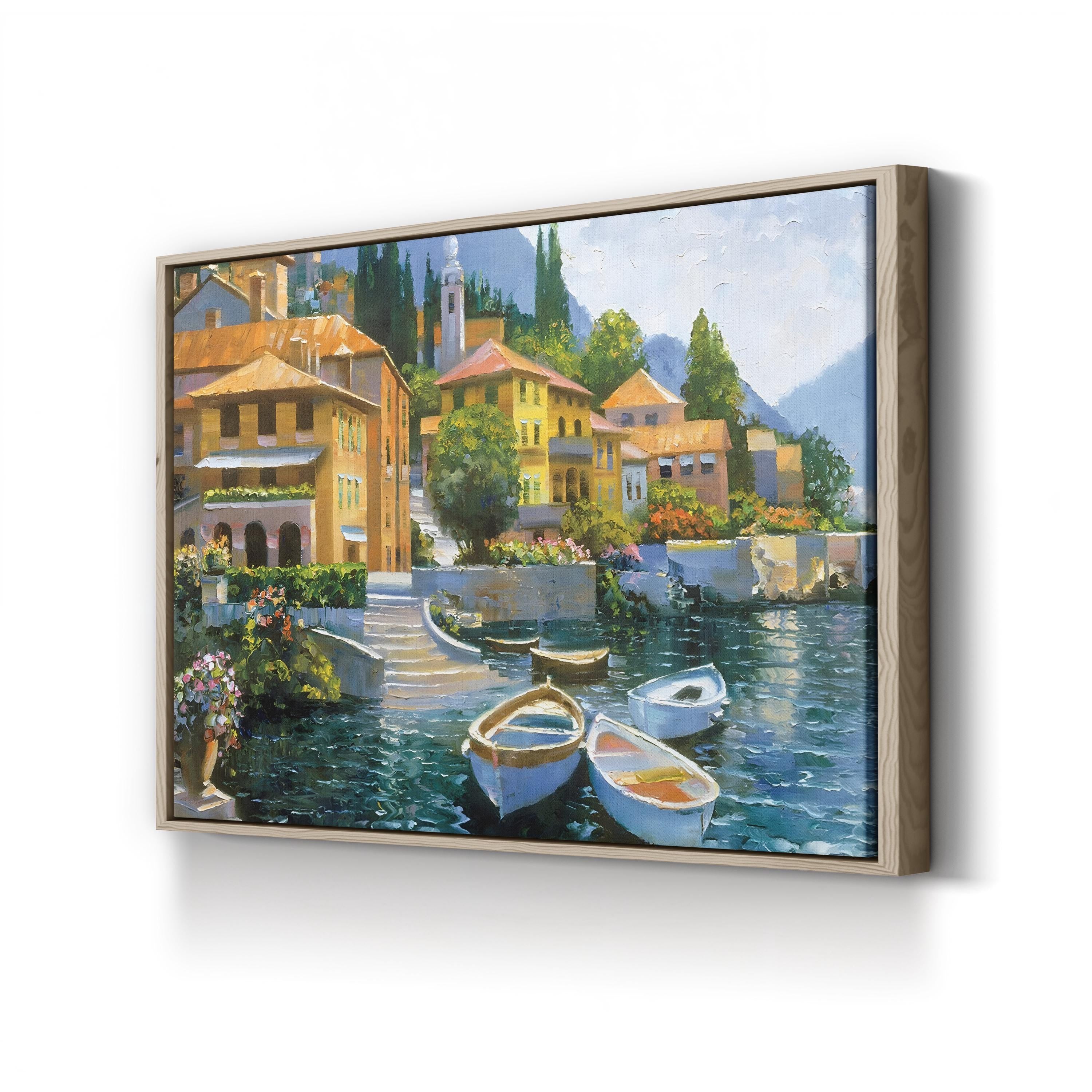 Lake Como Landing, Lake Como, Lombardy, Italy Wall Art by Howard Behrens