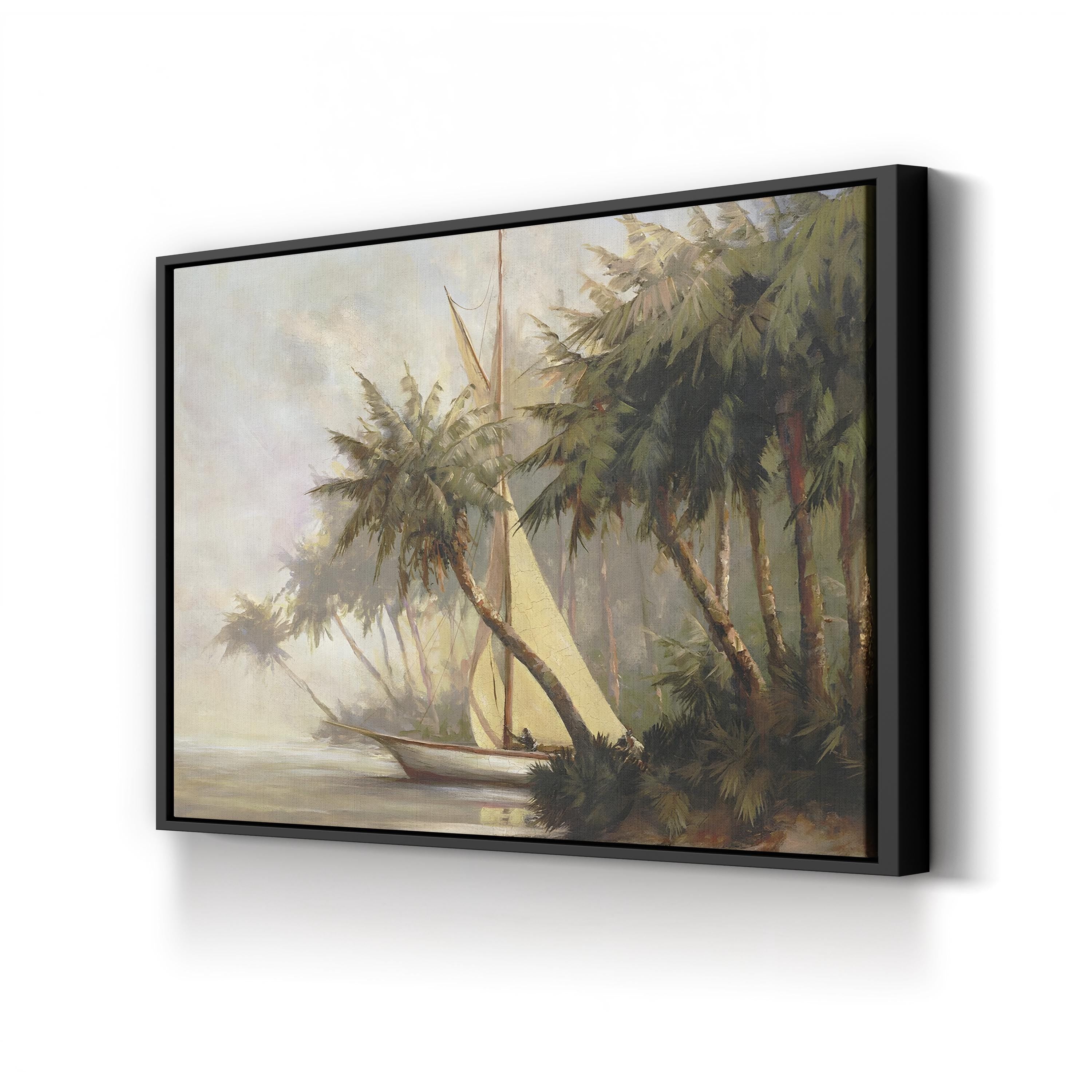 Leaving Out | Abstract Sailboat Coastal Wall Art