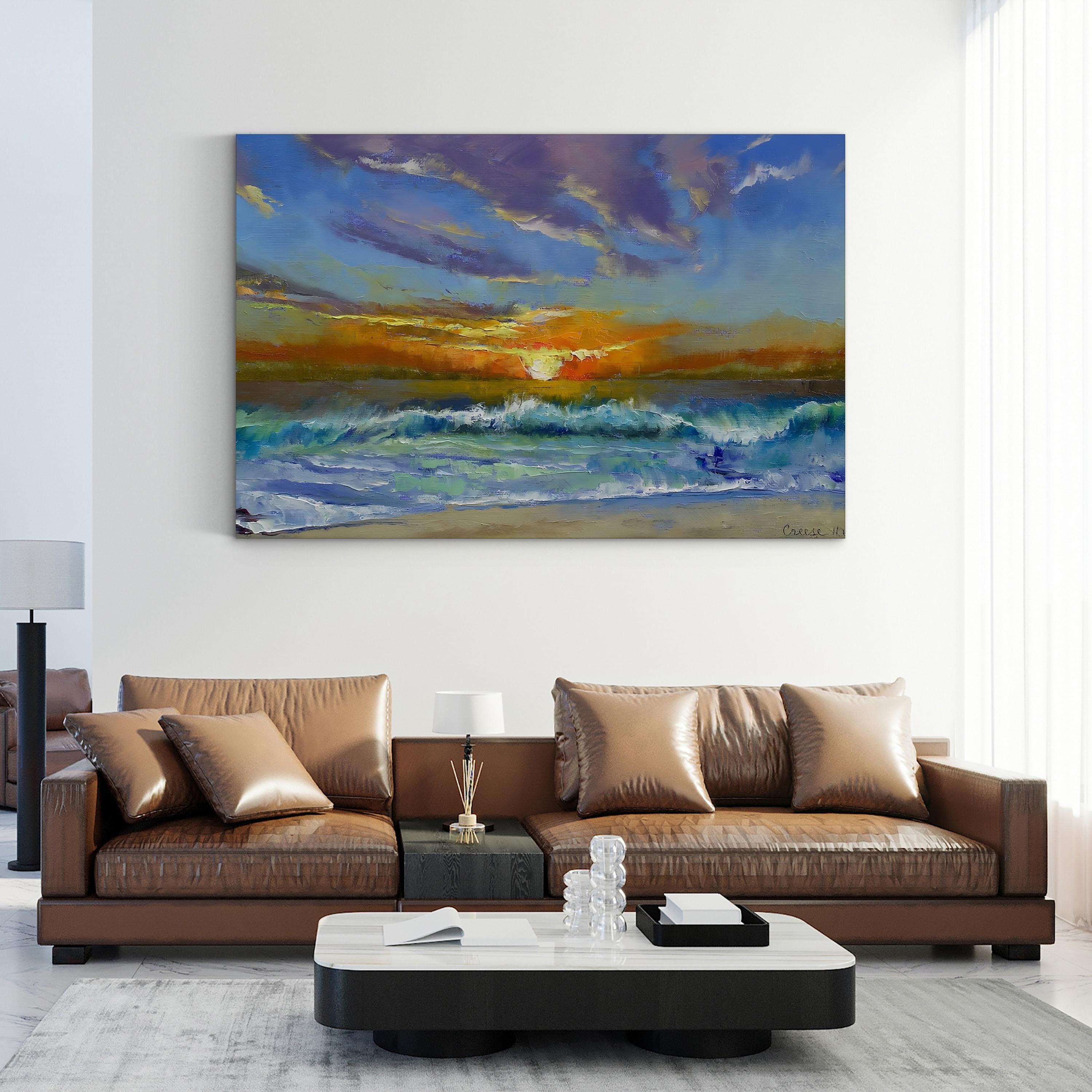 Malibu Beach Sunset Wall Art by Michael Creese