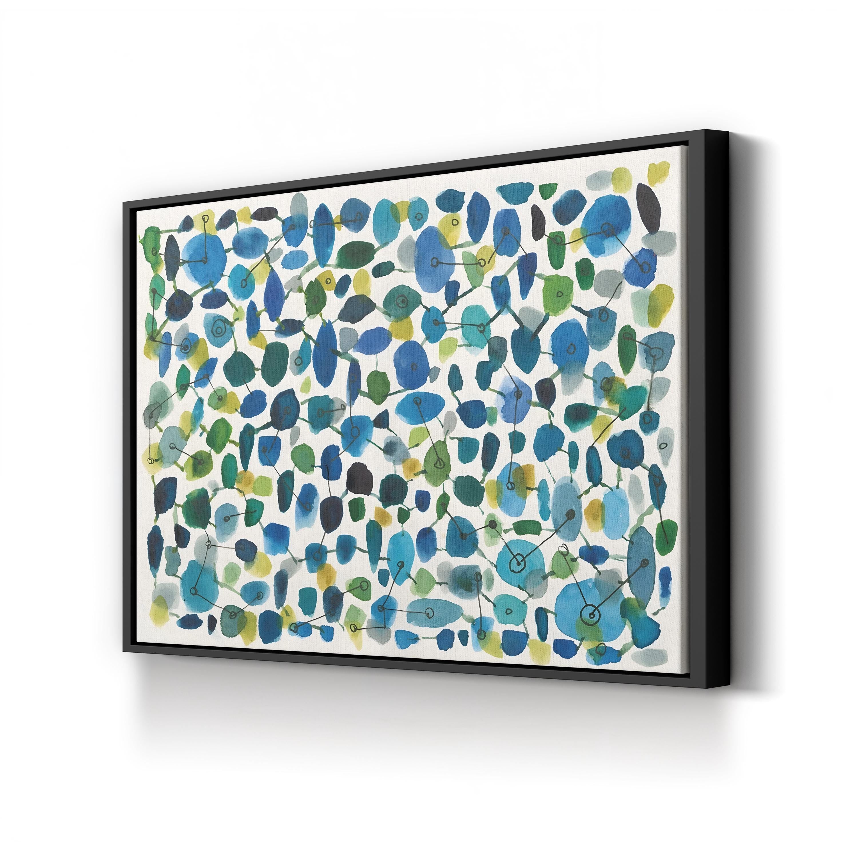 Mid Century III Geometric Abstract – Cheryl Warrick Wall Art | Mid-Century Modern Canvas Print