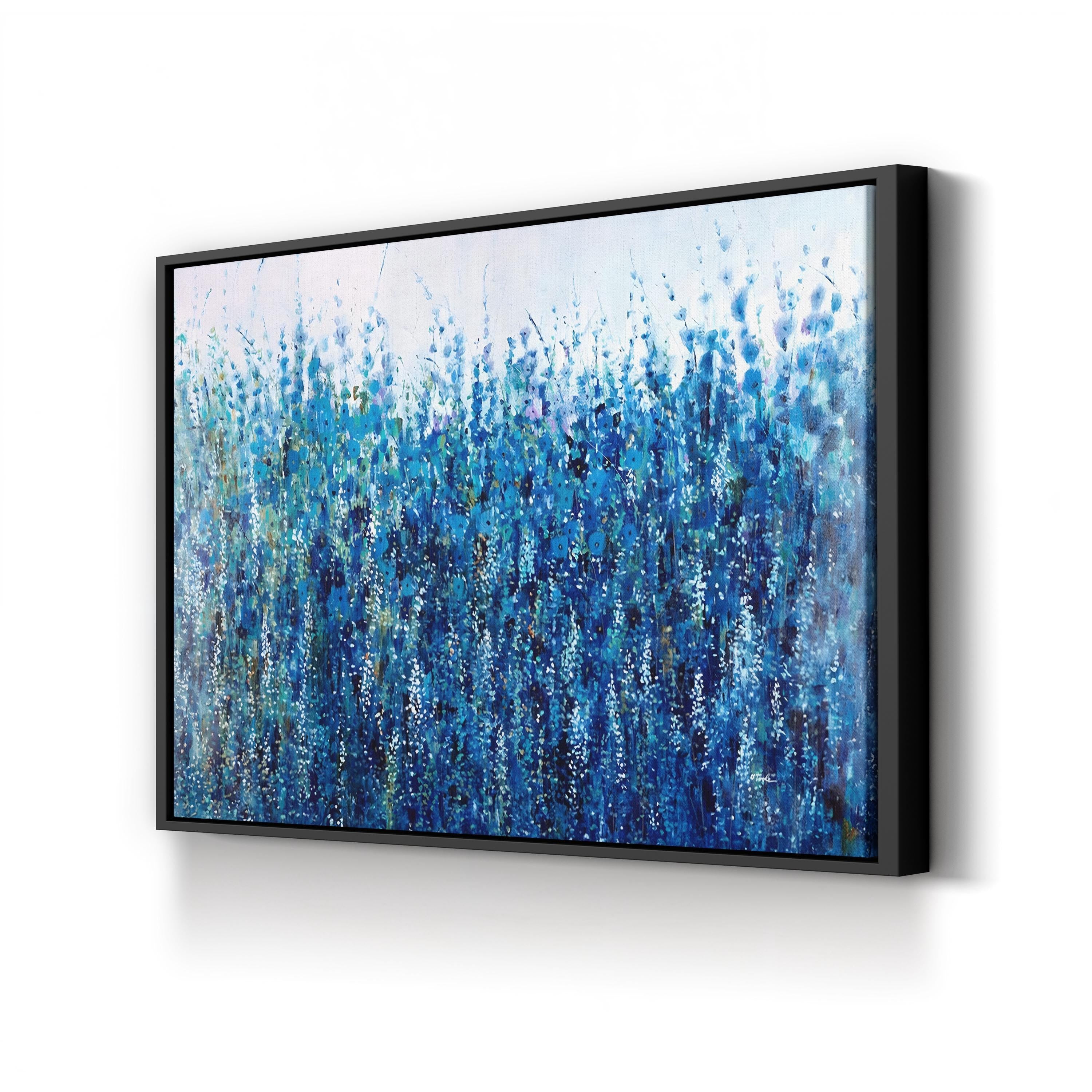 Mix of Blue Wildflowers Wall Art by Tim O’Toole