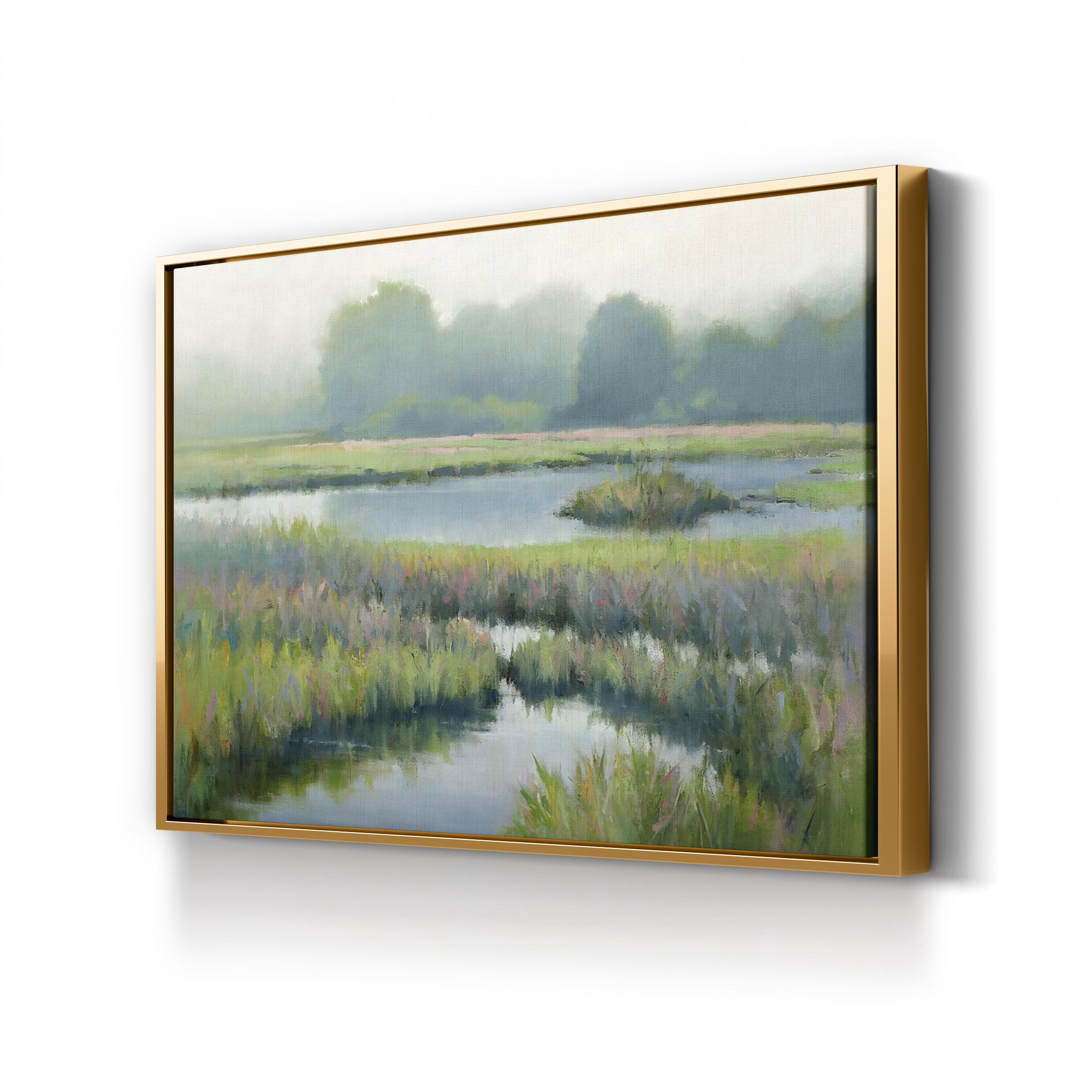 Morning at Edmonds Marsh Wall Art – David Marty | Serene Marshland Landscape Canvas Print
