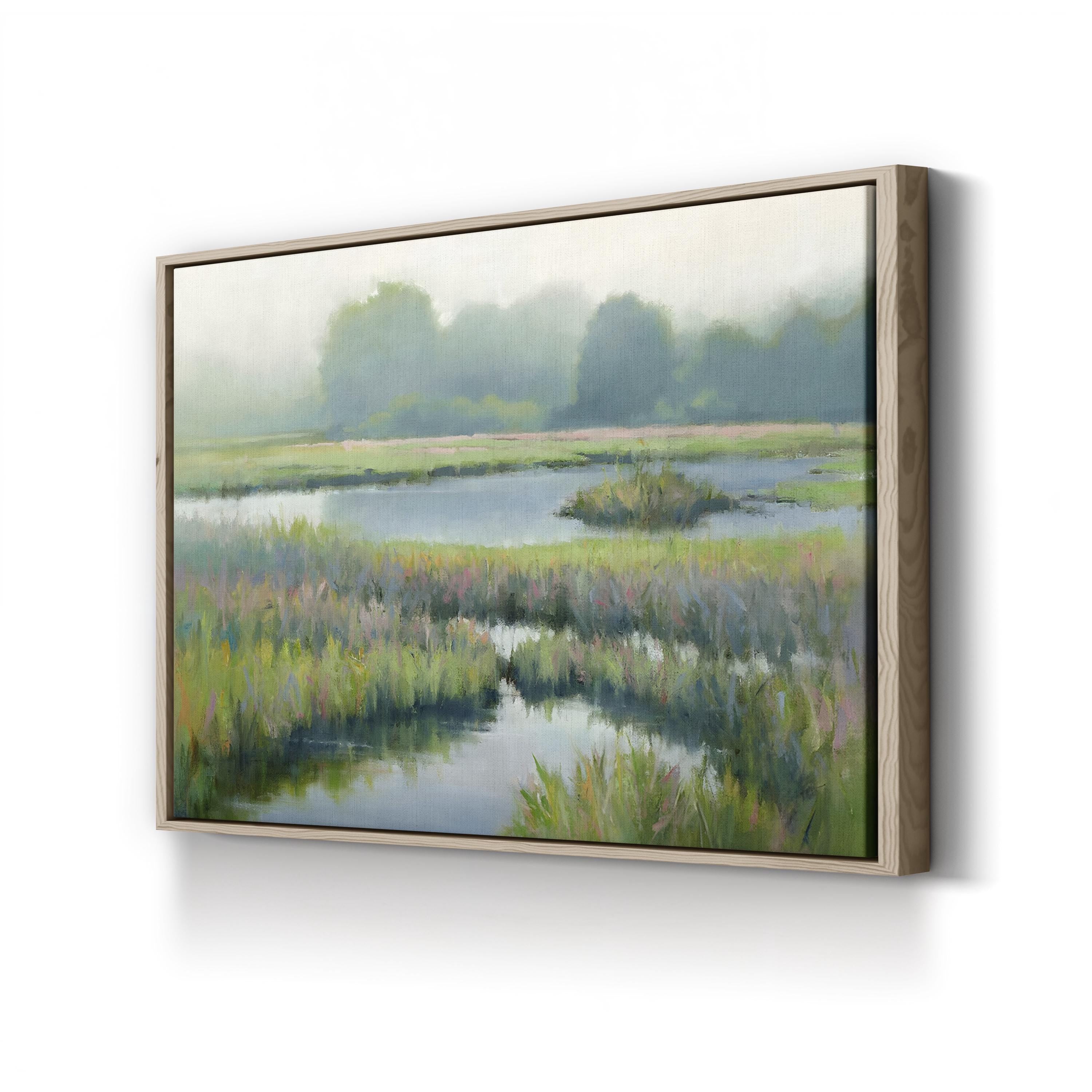 Morning at Edmonds Marsh Wall Art – David Marty | Serene Marshland Landscape Canvas Print