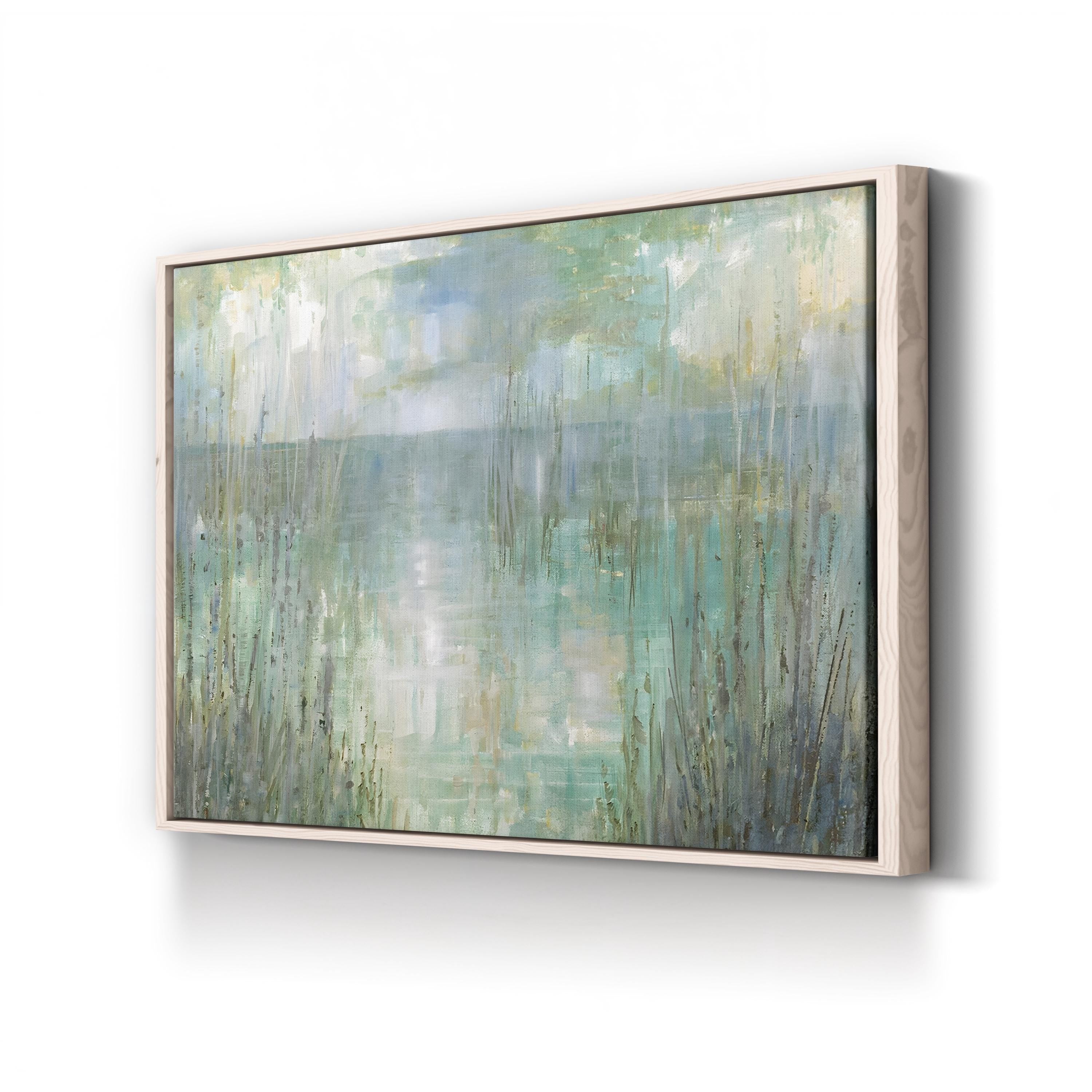 Morning Reflection Canvas Art – Abstract Coastal Landscape by Ruane Manning