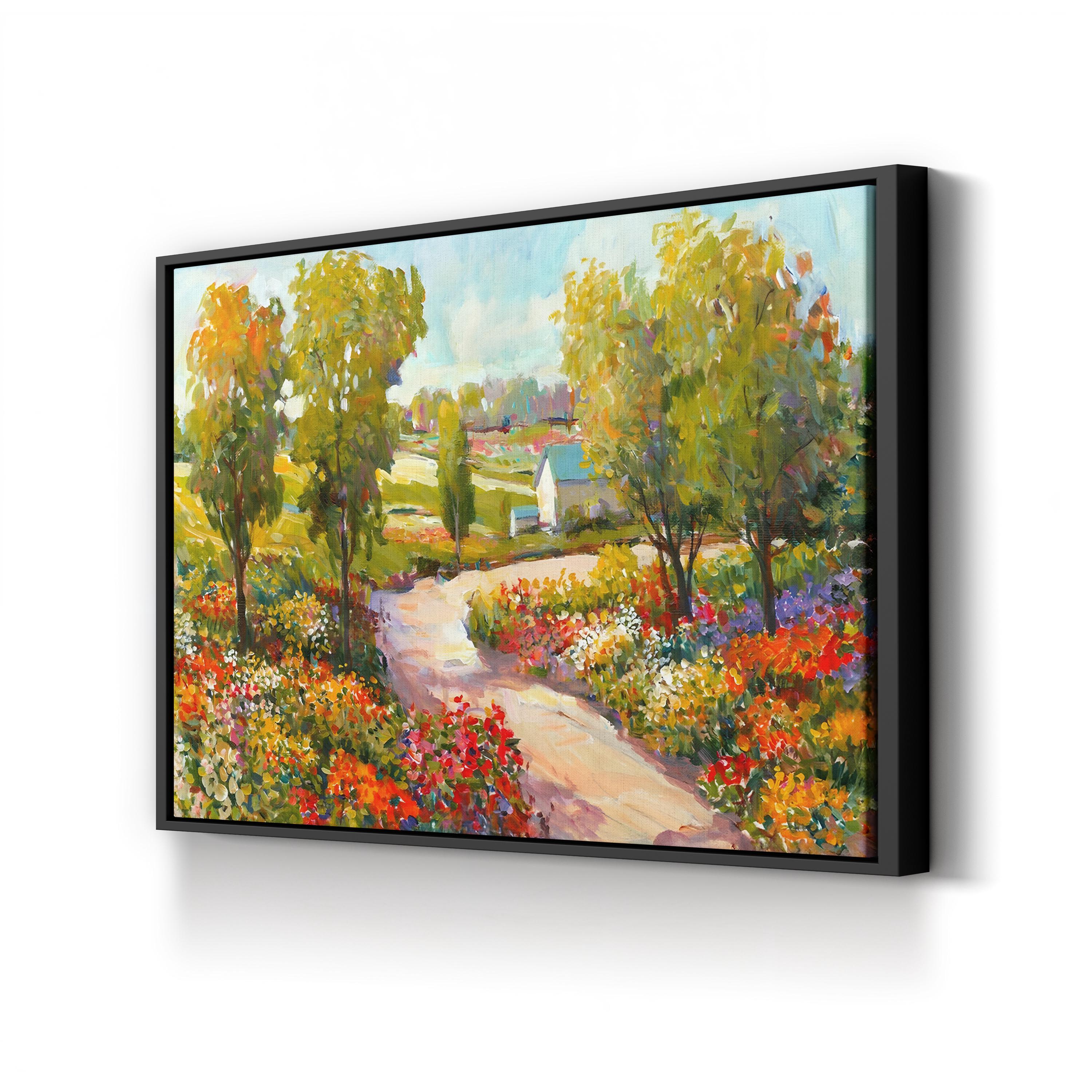 Morning Walk I Canvas Art – Scenic Pathway Landscape by Tim O’Toole