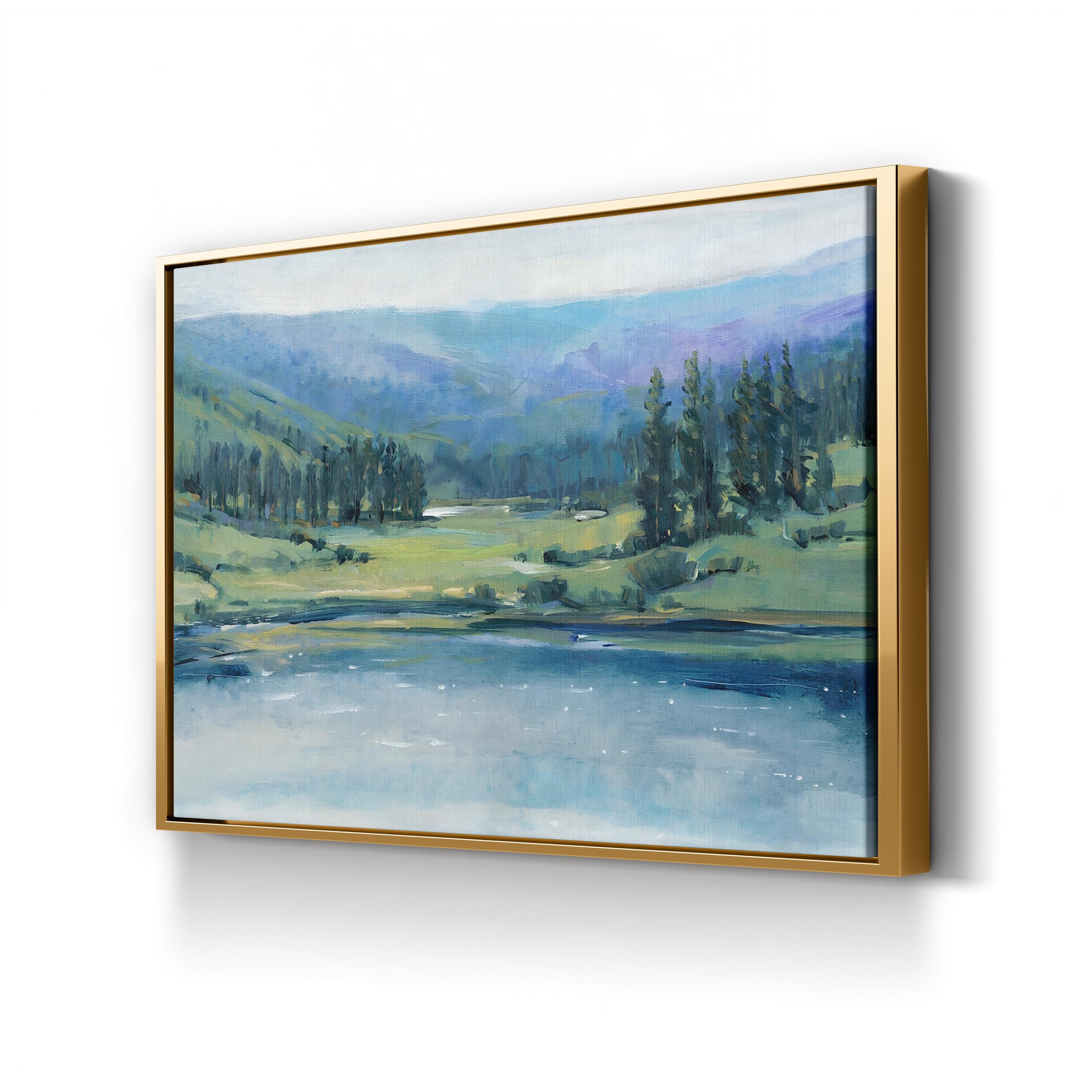 Mountain Lake I Canvas Art – Tim O’Toole Tranquil Landscape Wall Art Print