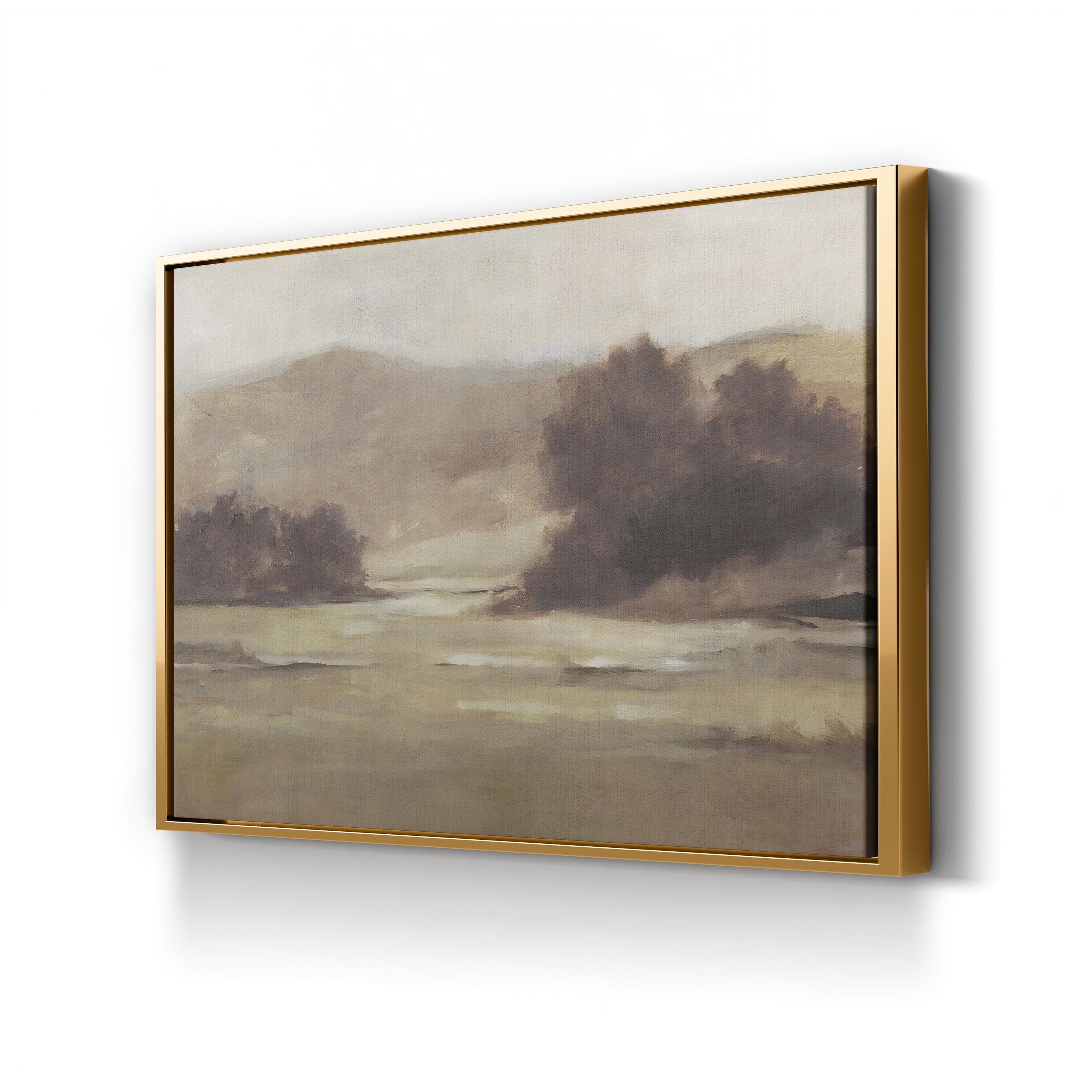 Muted Landscape I Soft-Toned Rolling Hills Wall Art by Ethan Harper