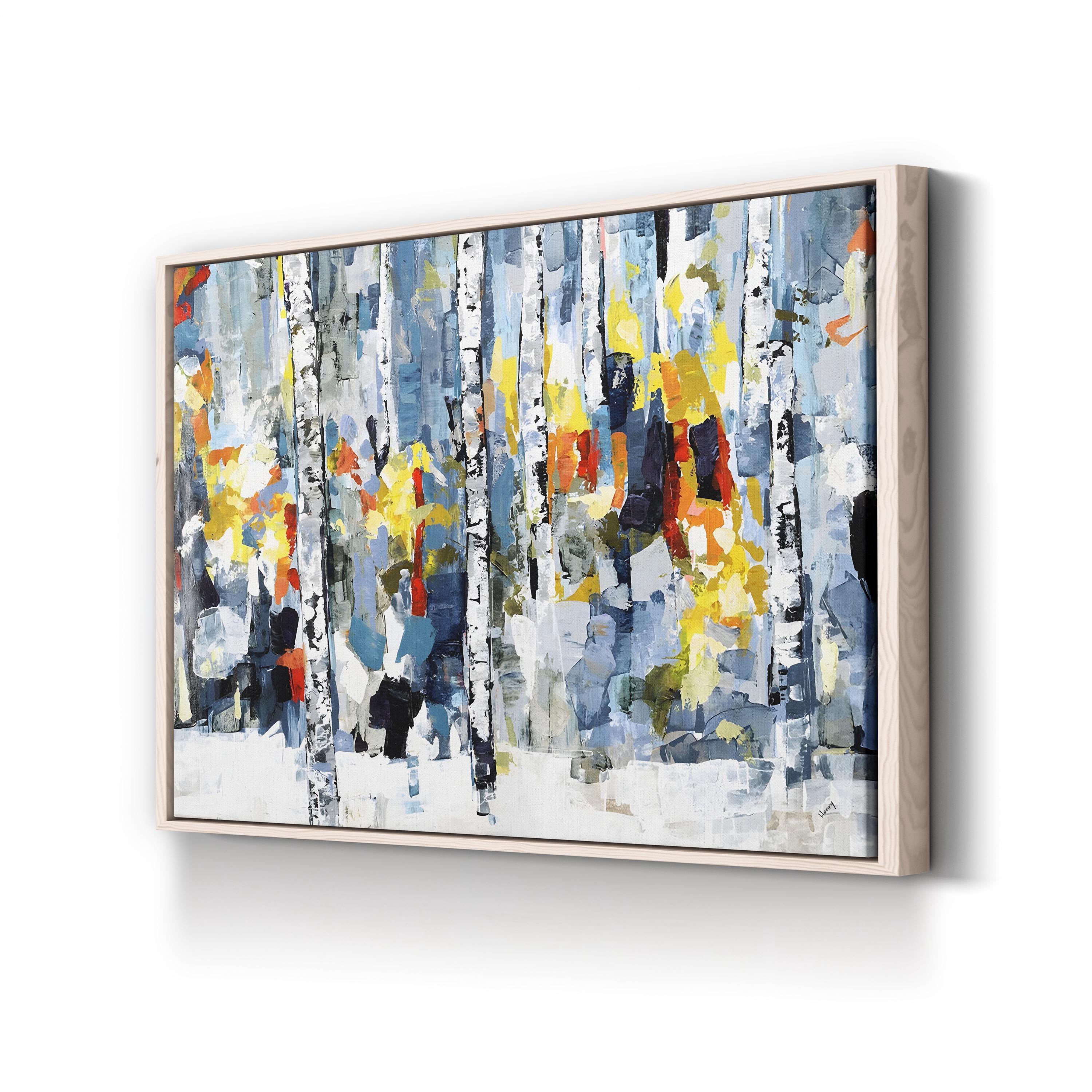 Nature’s Chorus Wall Art by Alexys Henry – Contemporary Abstract Landscape Canvas Print