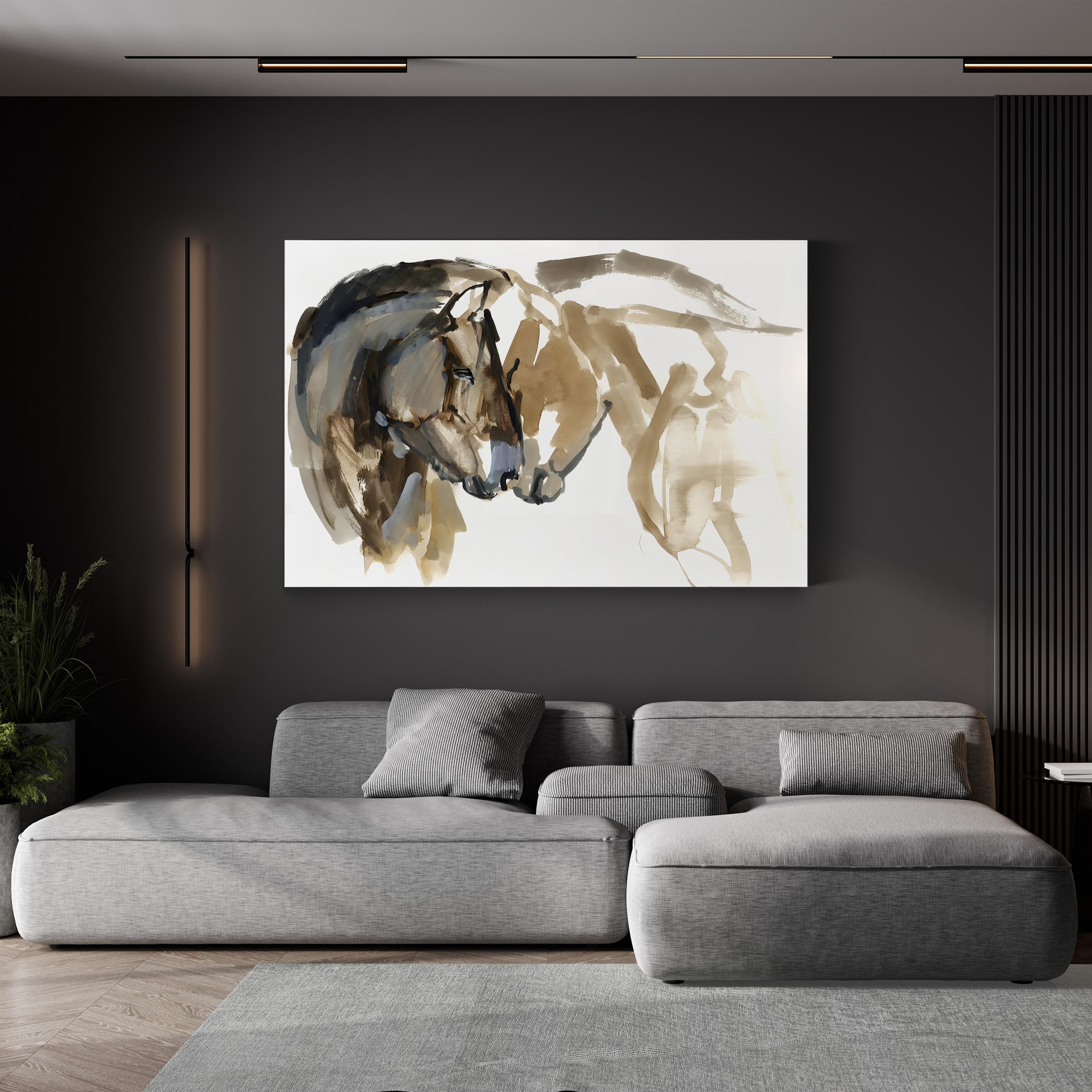 Nose to Nose, 2013 Wall Art by Mark Adlington