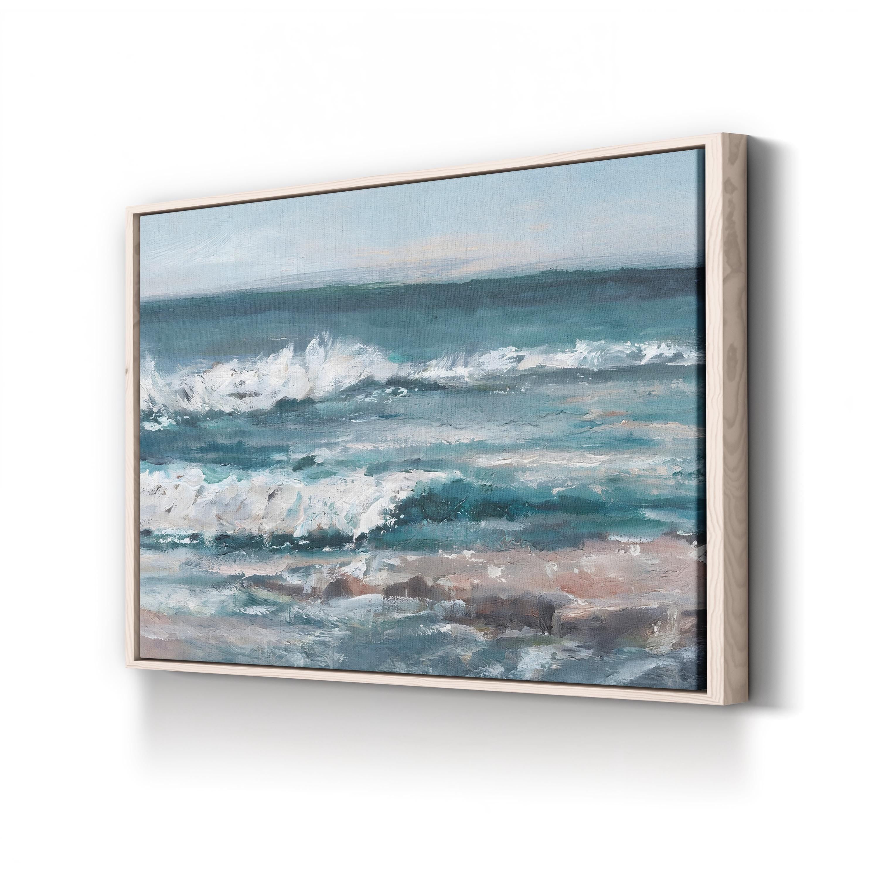 Ocean Breakers I – Contemporary Coastal Wave Wall Art by Ethan Harper