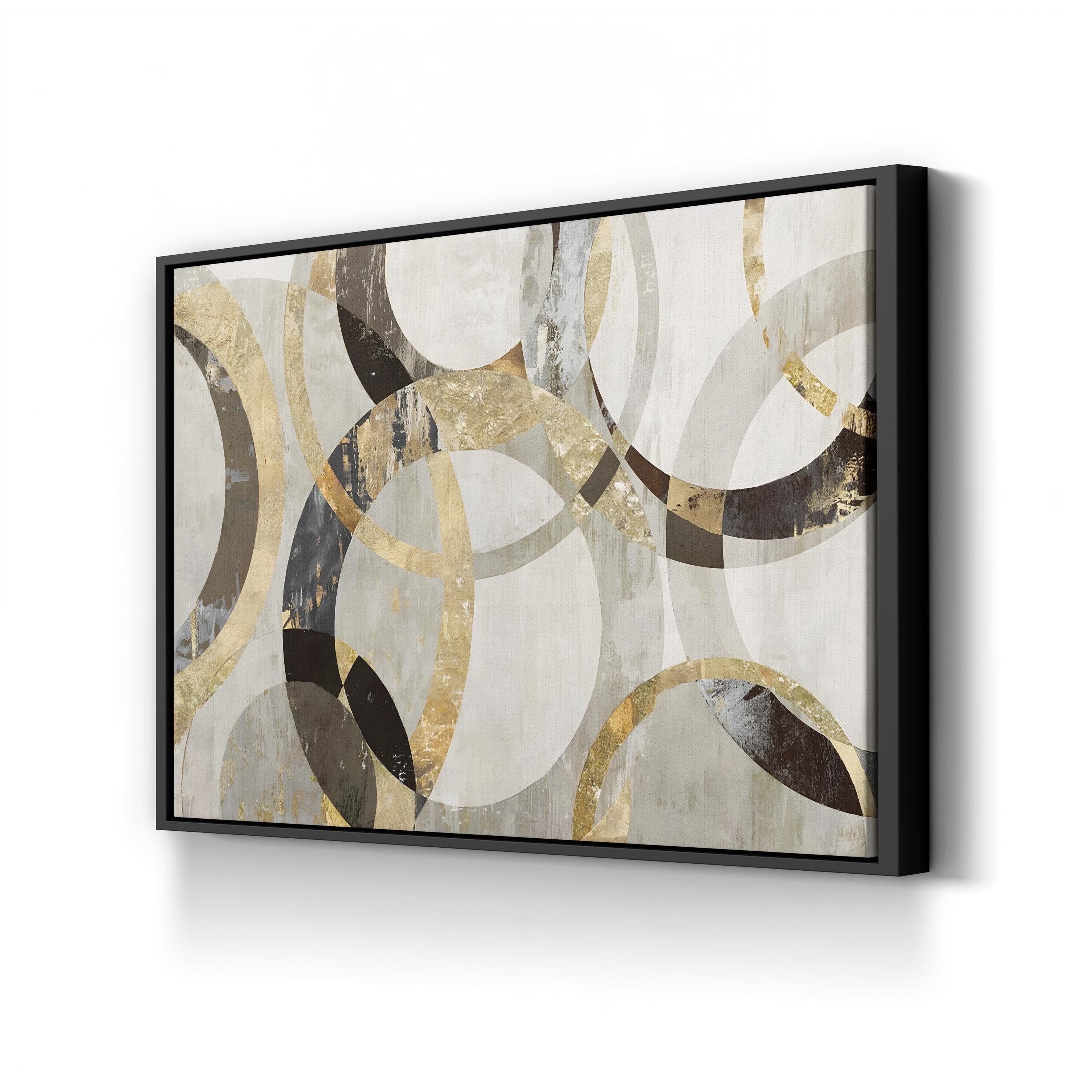 Overlaps Abstract Geometric Wall Art by Tom Reeves