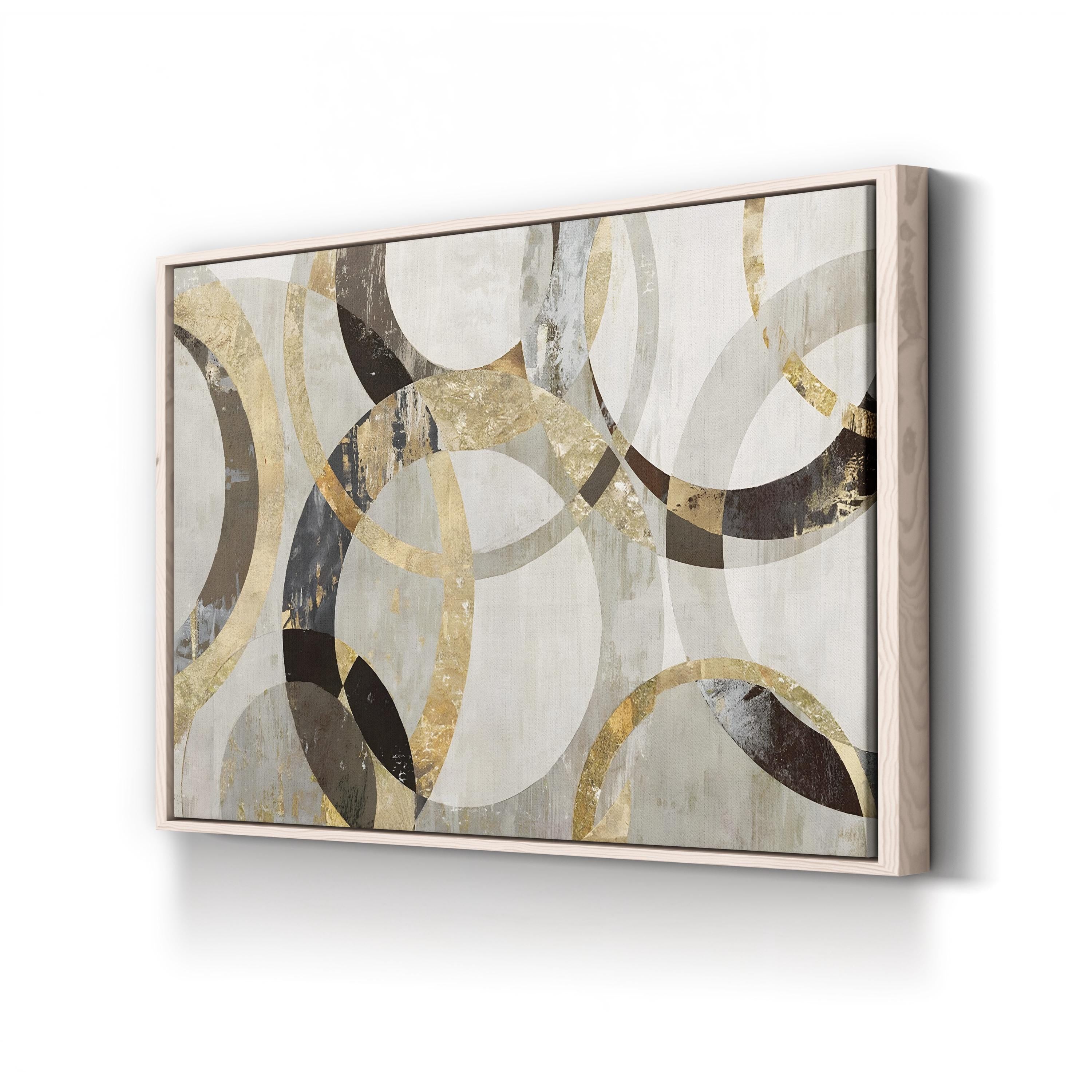 Overlaps Abstract Geometric Wall Art by Tom Reeves