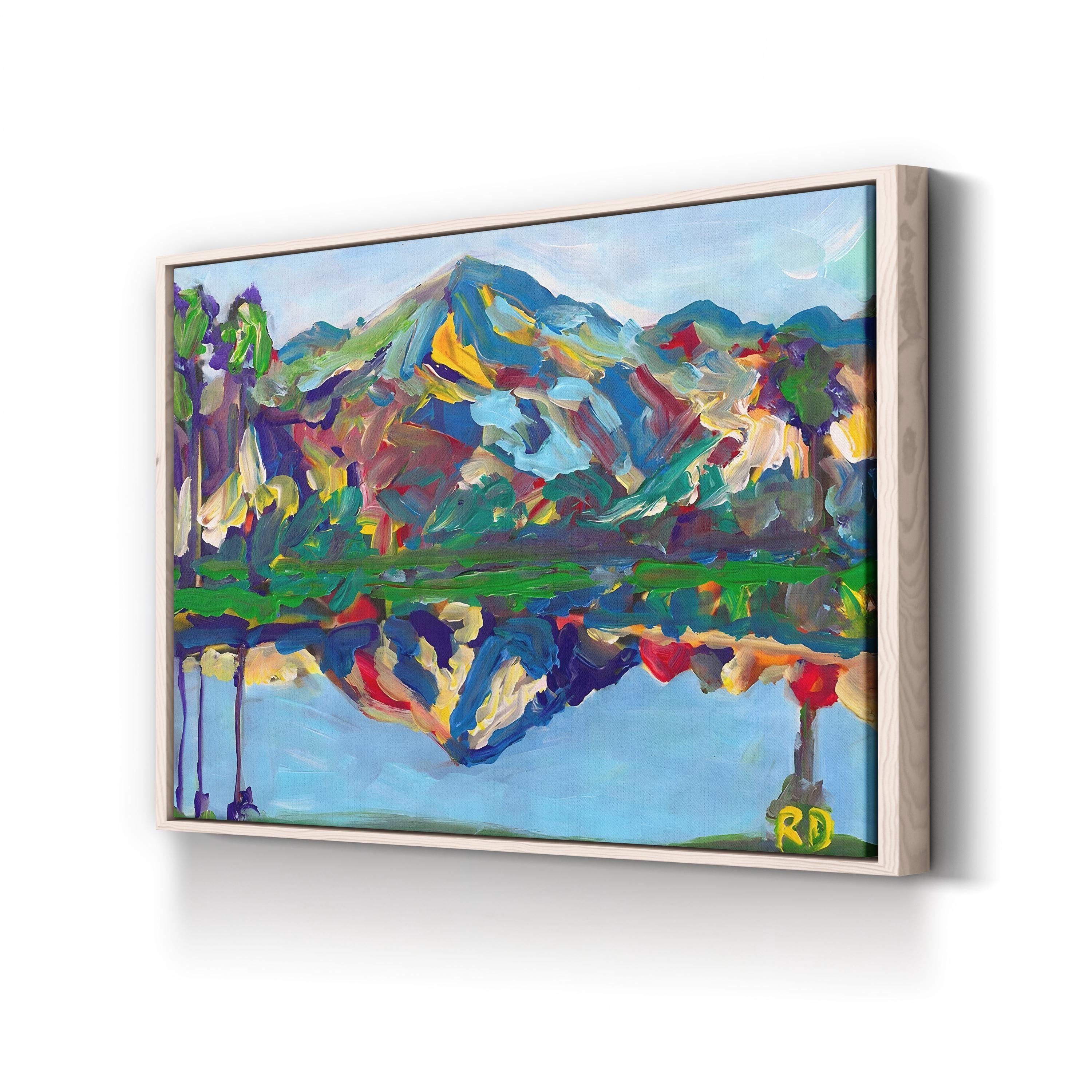 Palm Springs San Jacinto Reflection – Desert Landscape Wall Art by RD Riccoboni