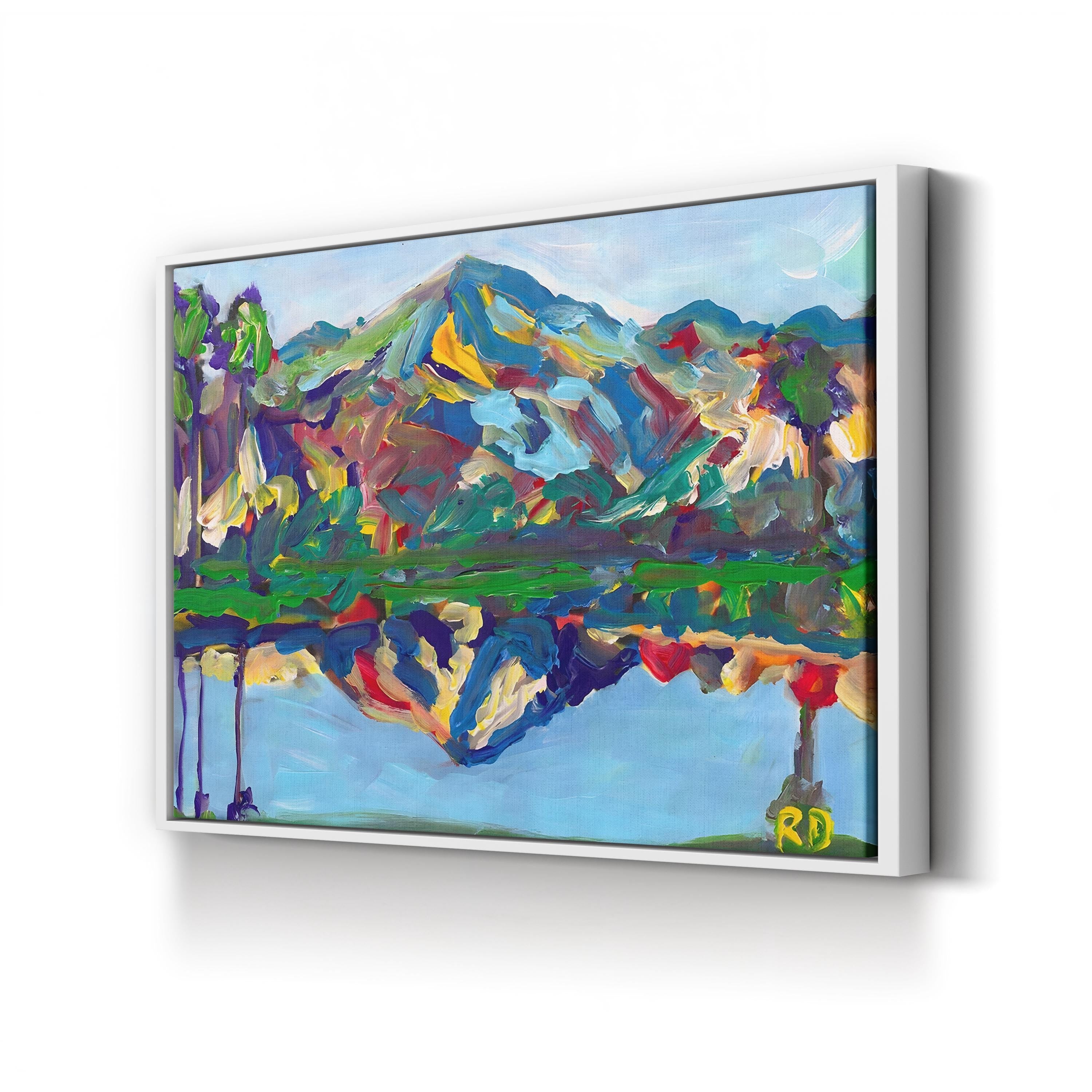 Palm Springs San Jacinto Reflection – Desert Landscape Wall Art by RD Riccoboni