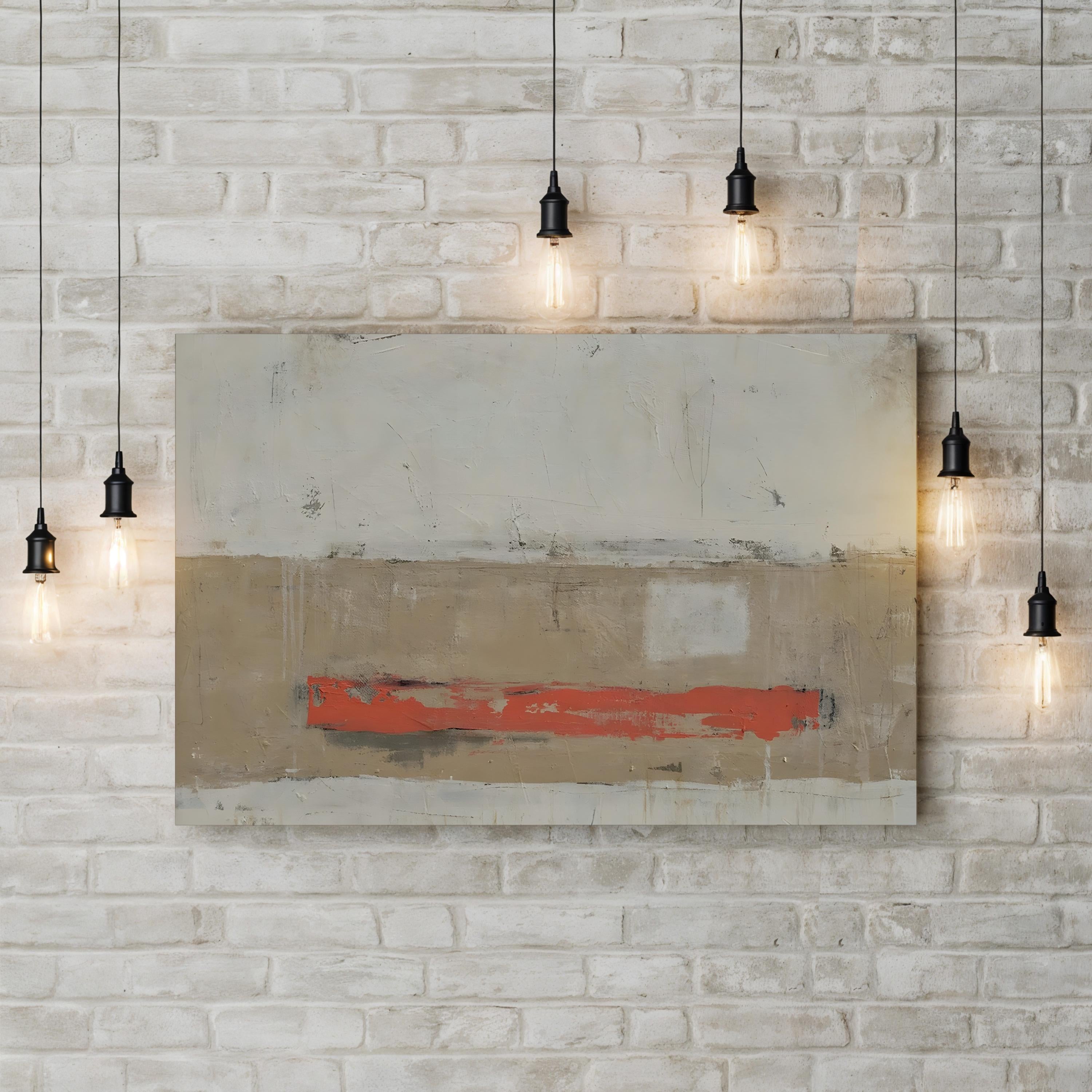 Urban Cityscape Canvas Art Print: Modern Abstract Home Decor