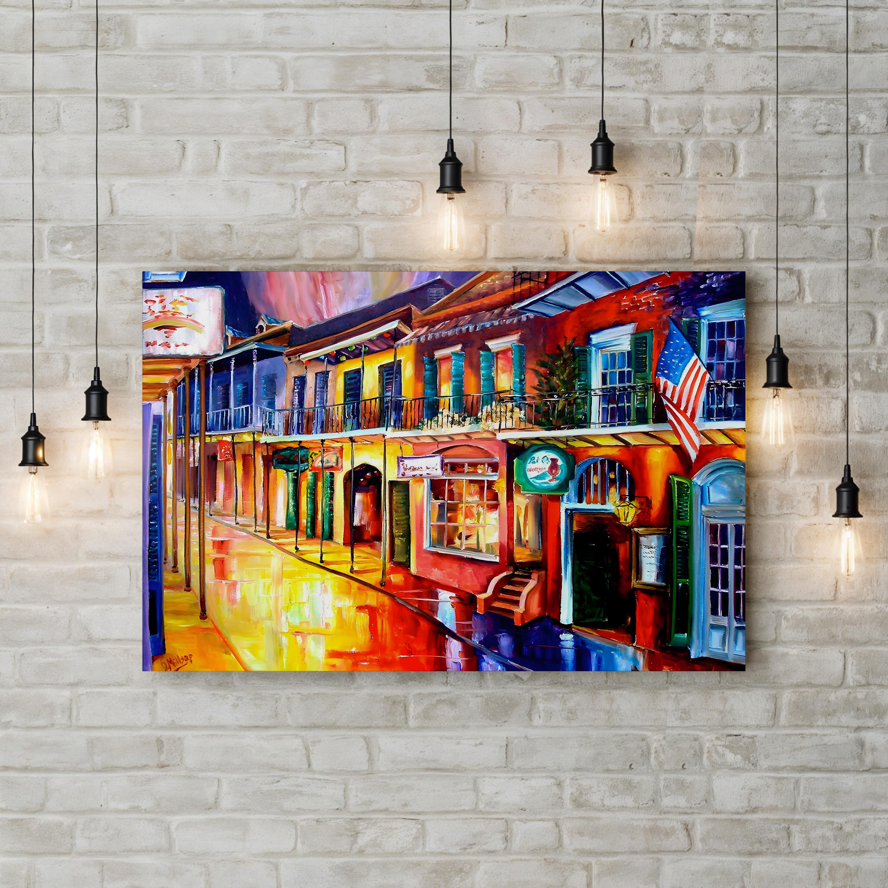 Pat O’s on Bourbon Wall Art by Diane Millsap