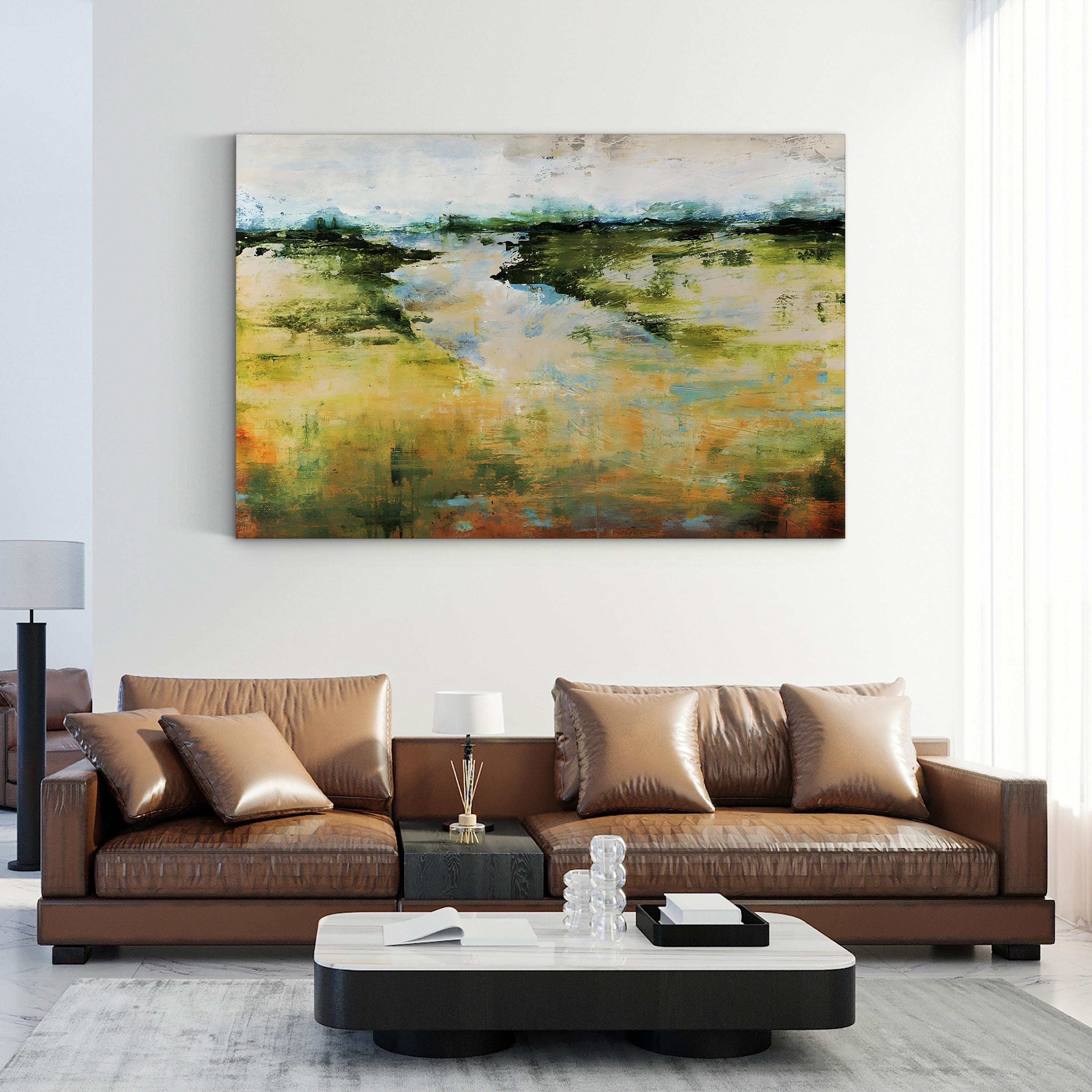 Plain Simple Minimalist Horizon – Sydney Edmunds Wall Art | Abstract Landscape Canvas Print