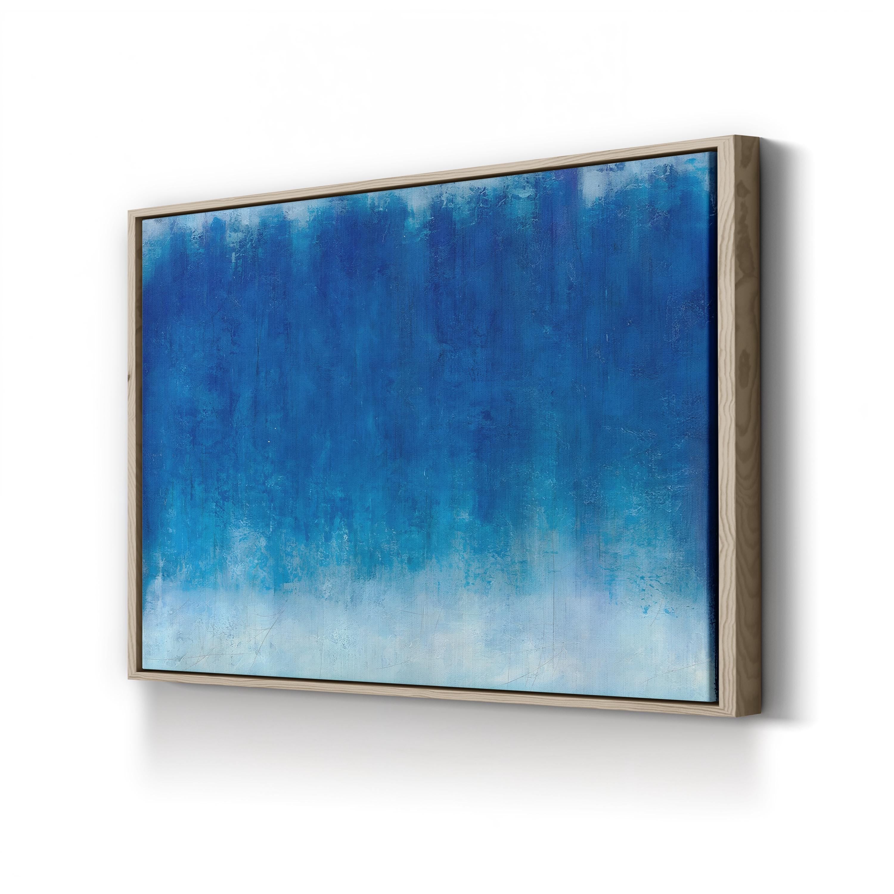 Quiet Understanding Blue Abstract – Joshua Schicker Wall Art | Minimalist Canvas Print