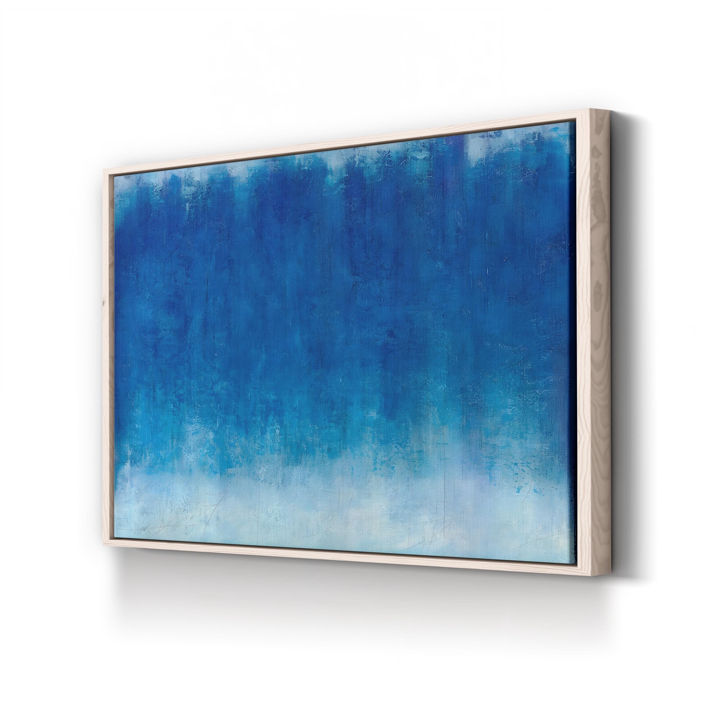 Quiet Understanding Blue Abstract – Joshua Schicker Wall Art | Minimalist Canvas Print