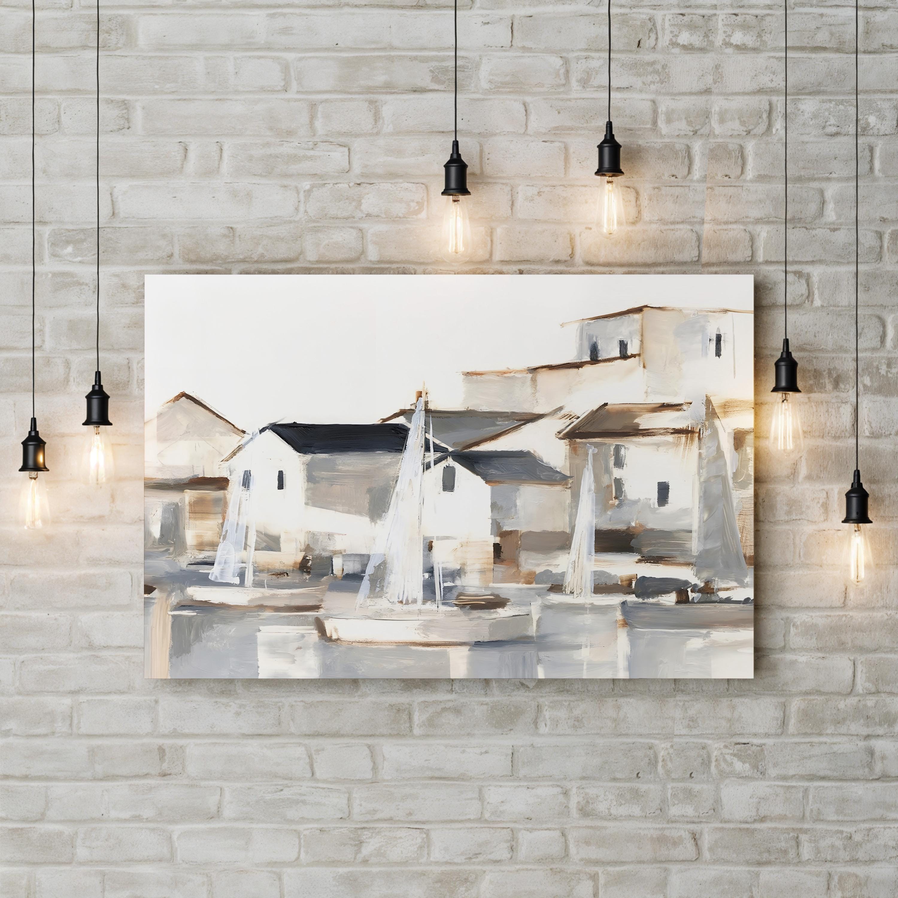 Right Conditions II Wall Art by Ethan Harper – Contemporary Coastal Nautical Canvas