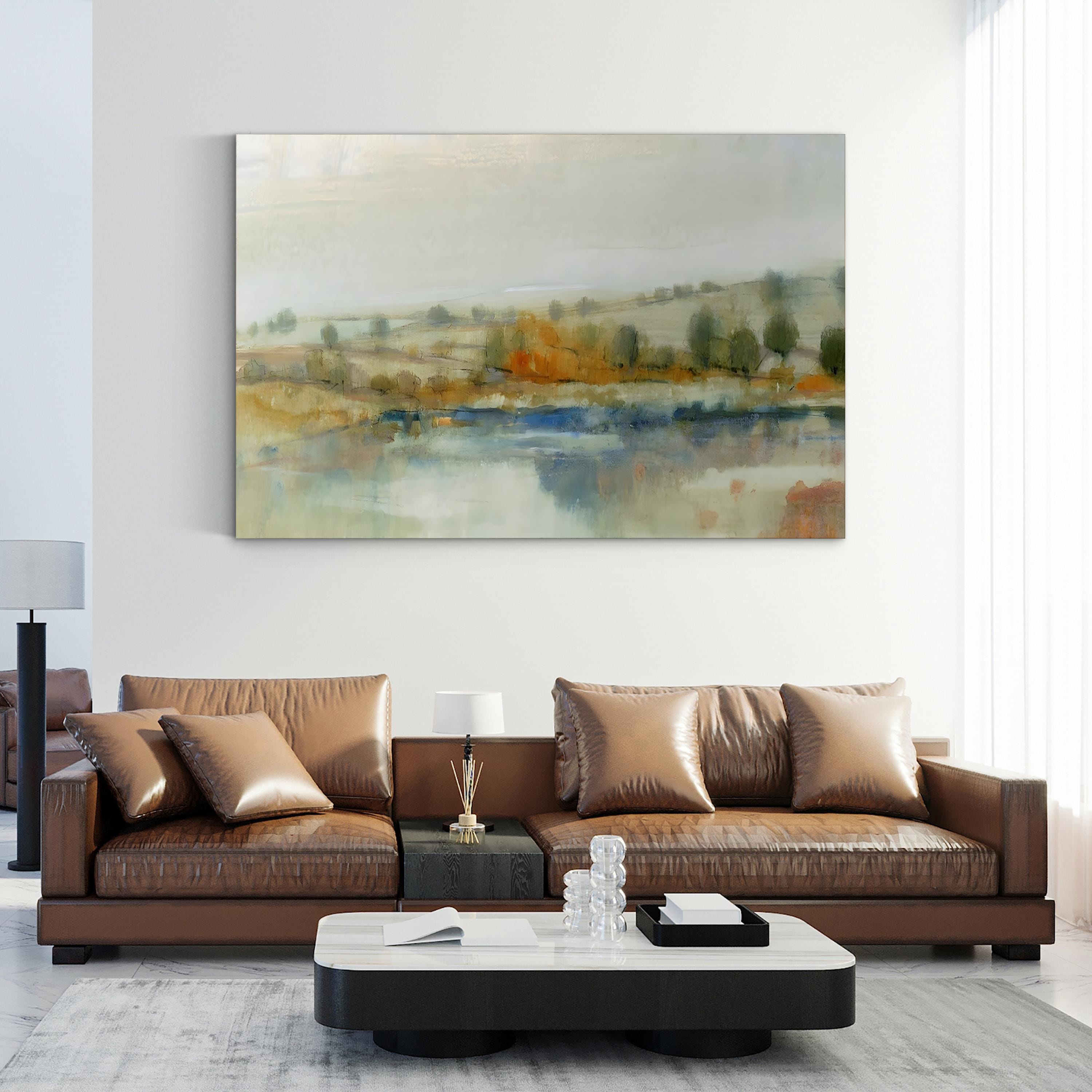River Bank I Canvas Wall Art by Tim O’Toole – Serene Landscape Print