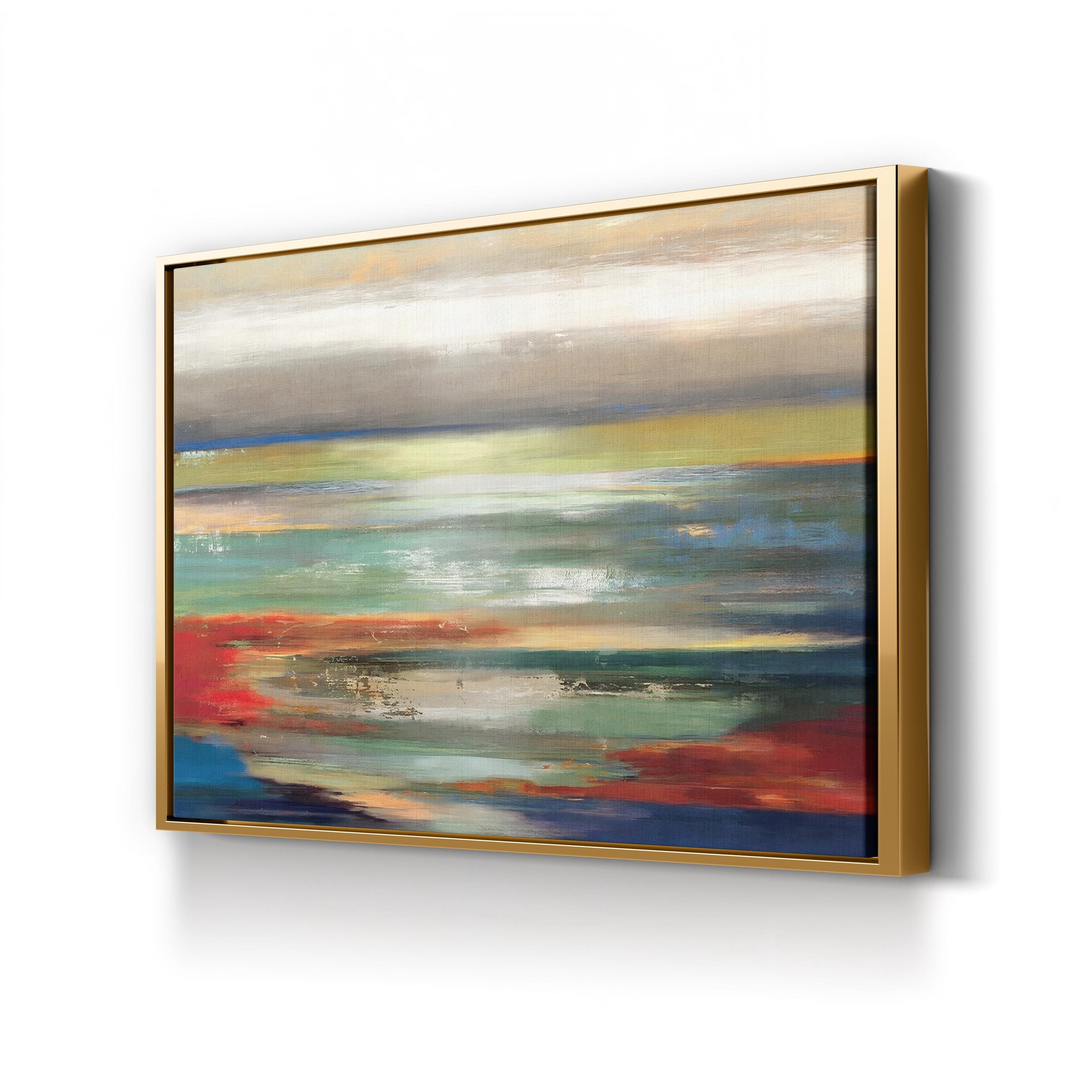 Seascape Collage VIII Wall Art by PI Studio – Contemporary Abstract Coastal Painting Print