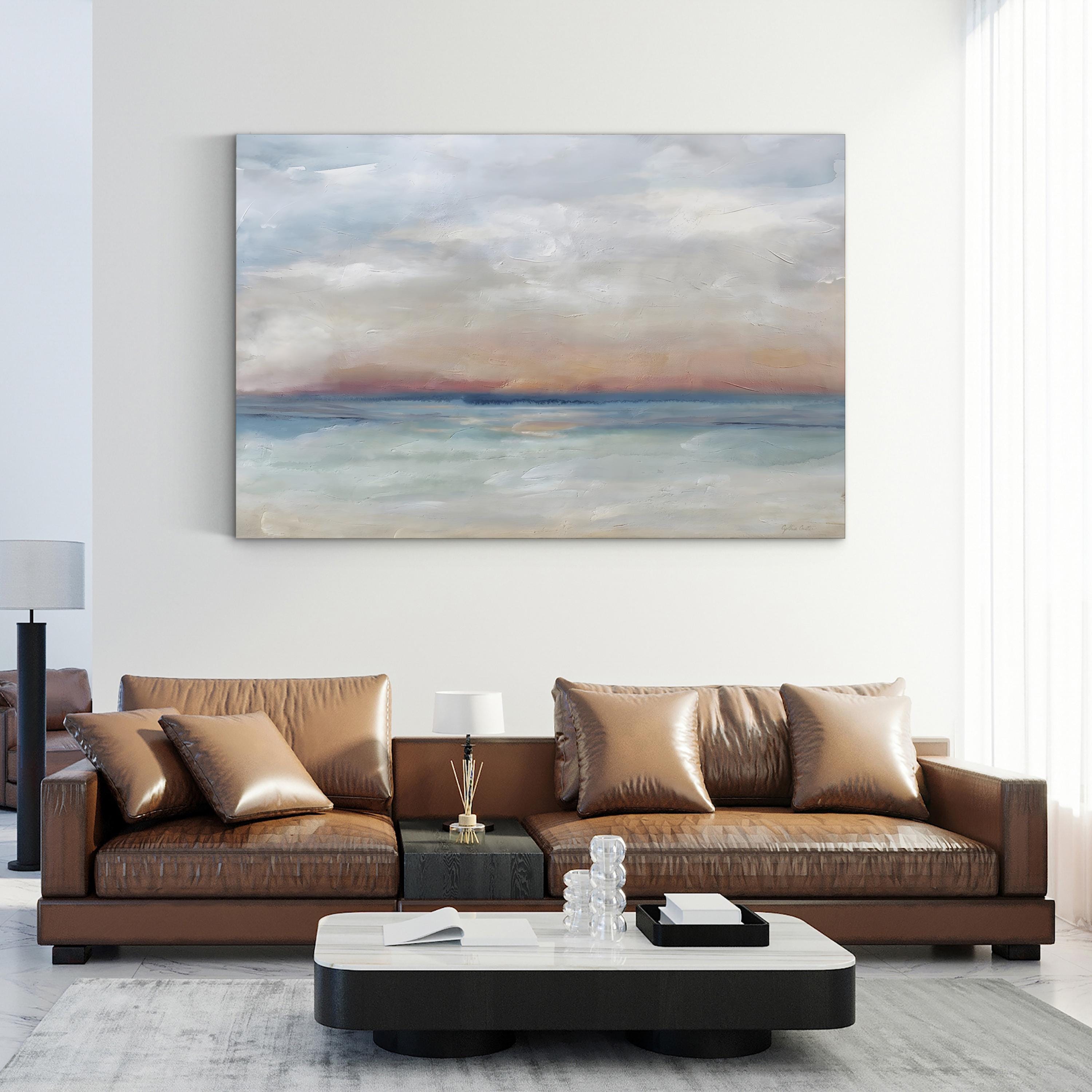 Serene Scene Coastal Horizon – Cynthia Coulter Wall Art | Contemporary Landscape Canvas Print