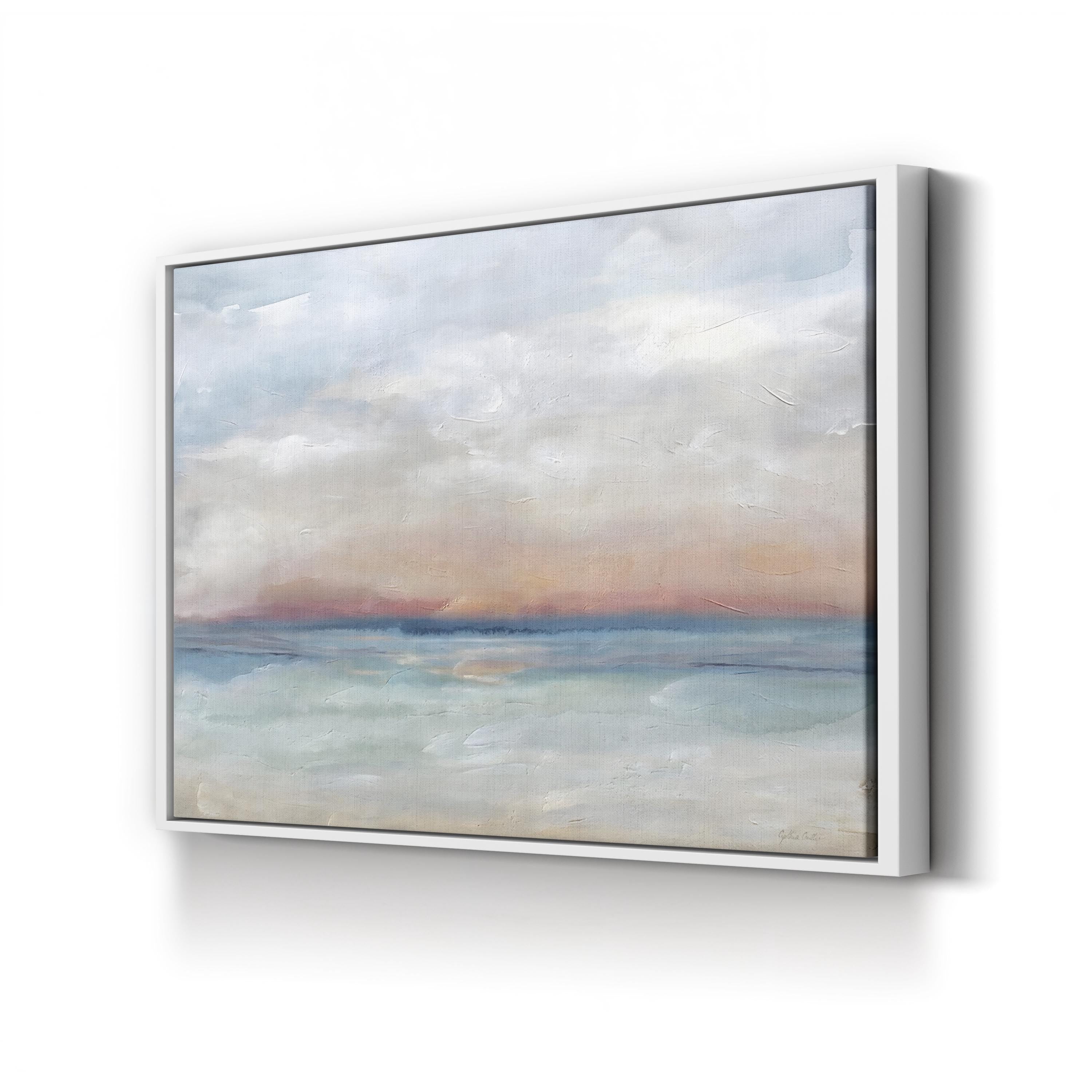 Serene Scene Coastal Horizon – Cynthia Coulter Wall Art | Contemporary Landscape Canvas Print