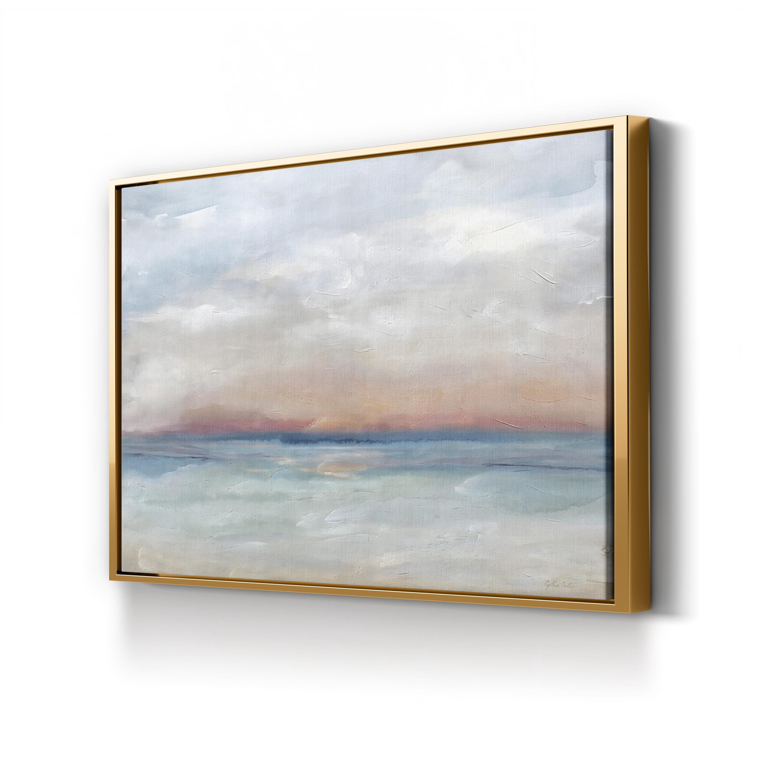 Serene Scene Coastal Horizon – Cynthia Coulter Wall Art | Contemporary Landscape Canvas Print