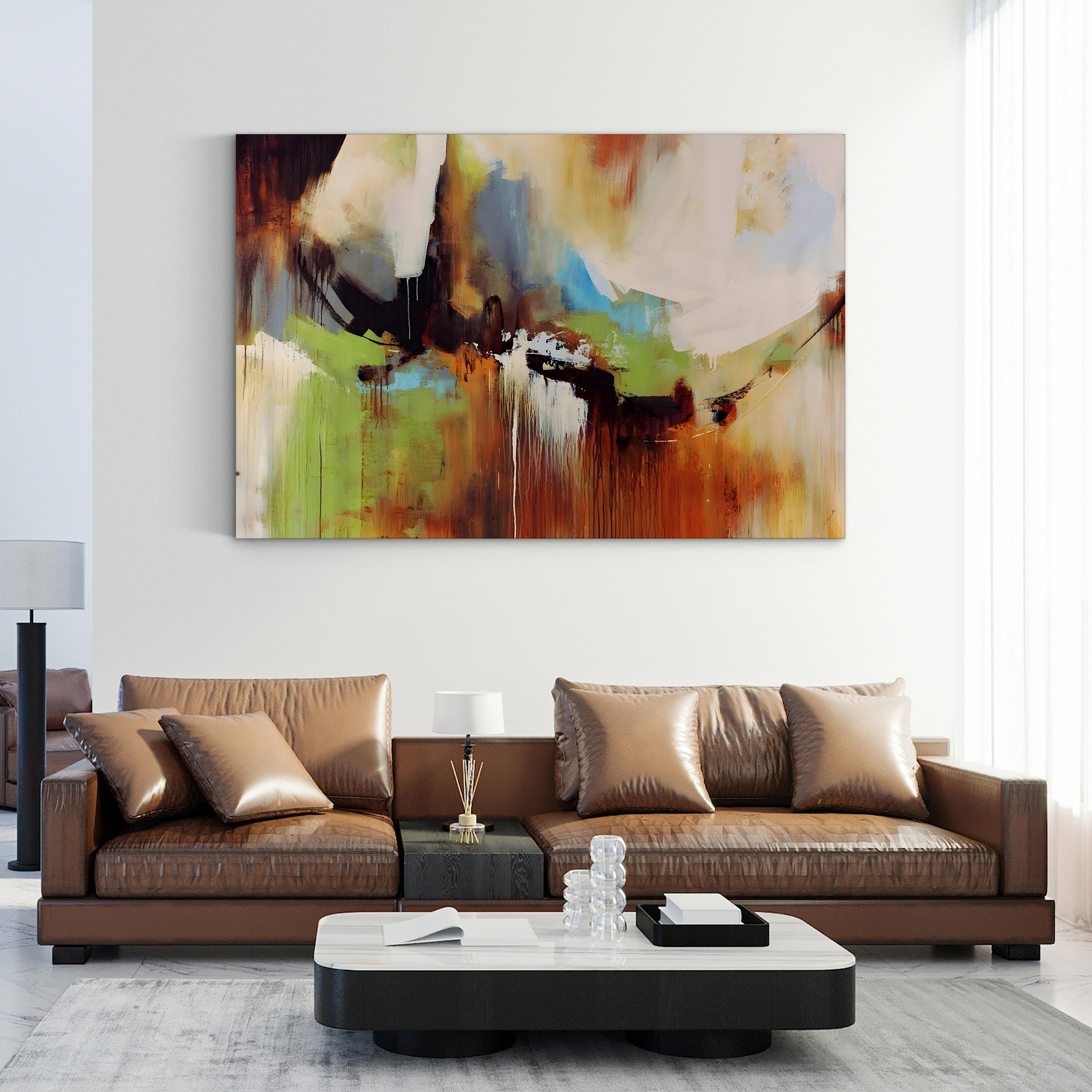 Sienna Wall Art by Sydney Edmunds – Contemporary Abstract Painting Print