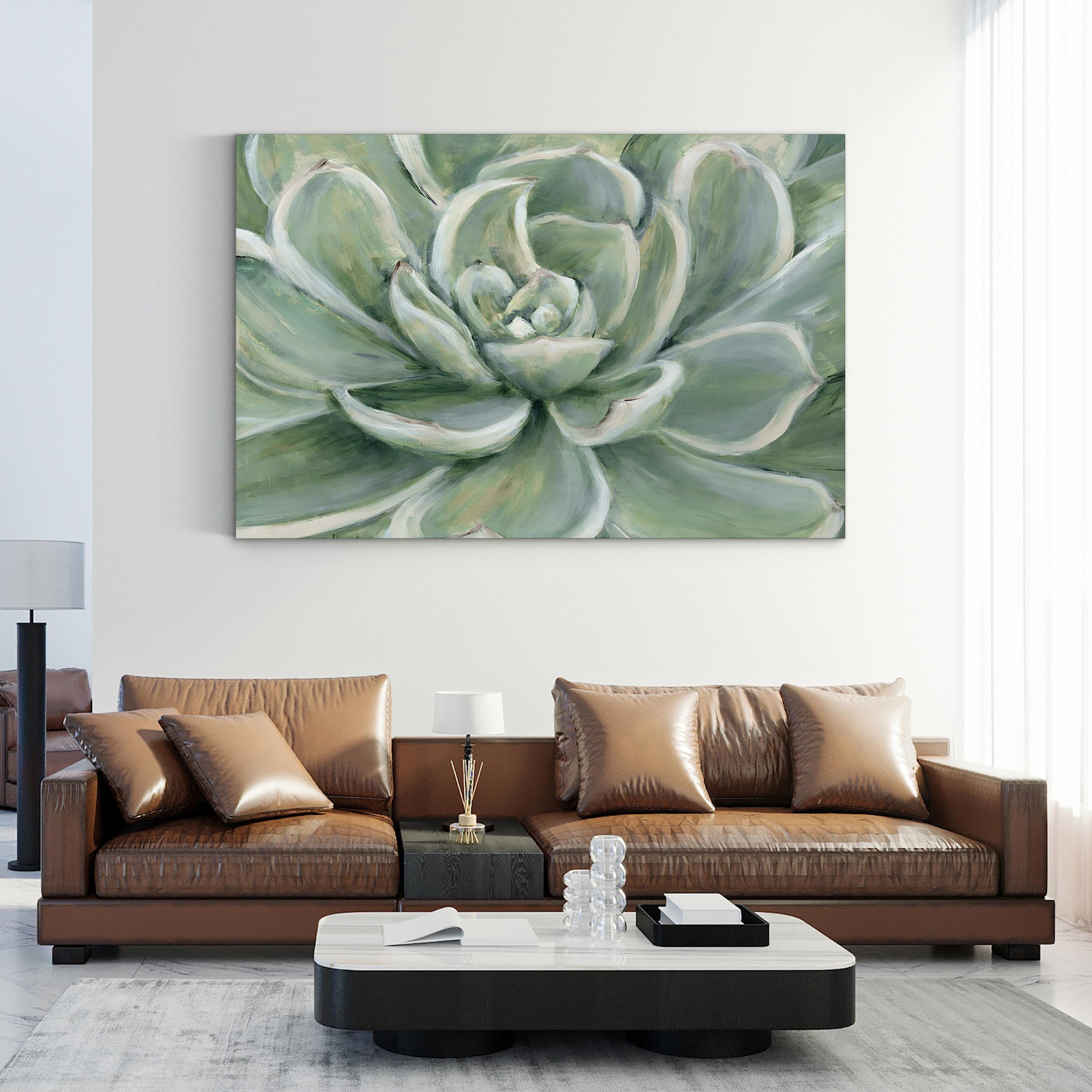 Succulent Wall Art by Marilyn Dunlap – Contemporary Botanical Canvas Print