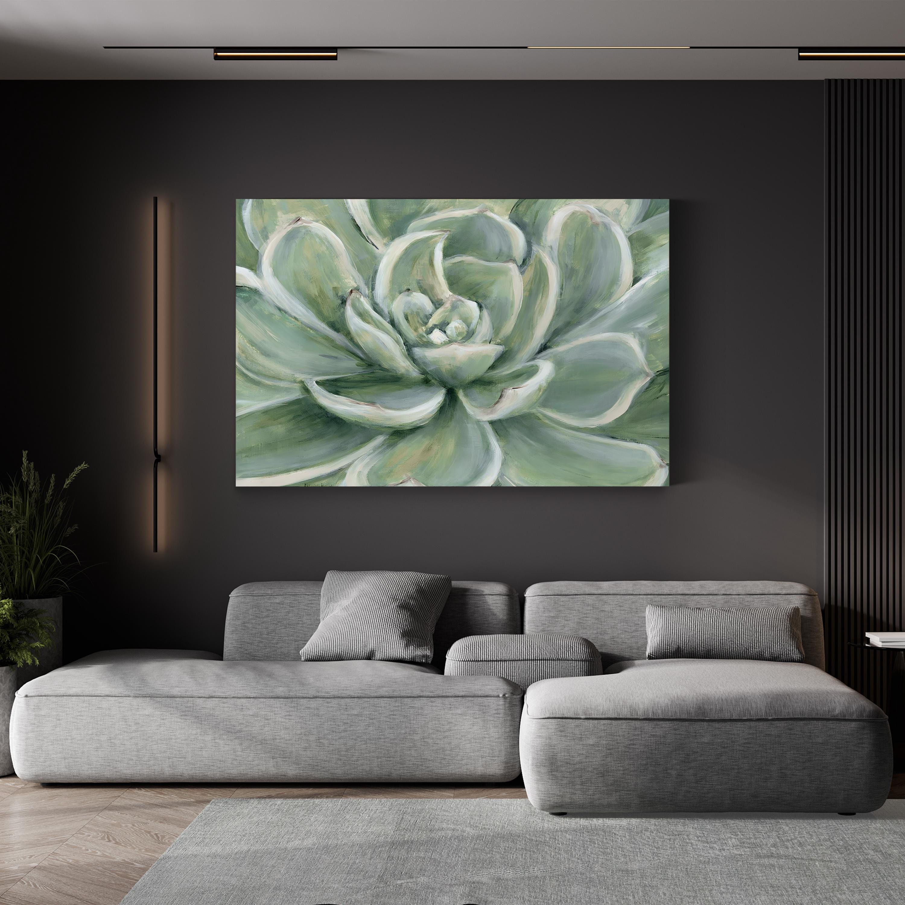 Succulent Wall Art by Marilyn Dunlap – Contemporary Botanical Canvas Print