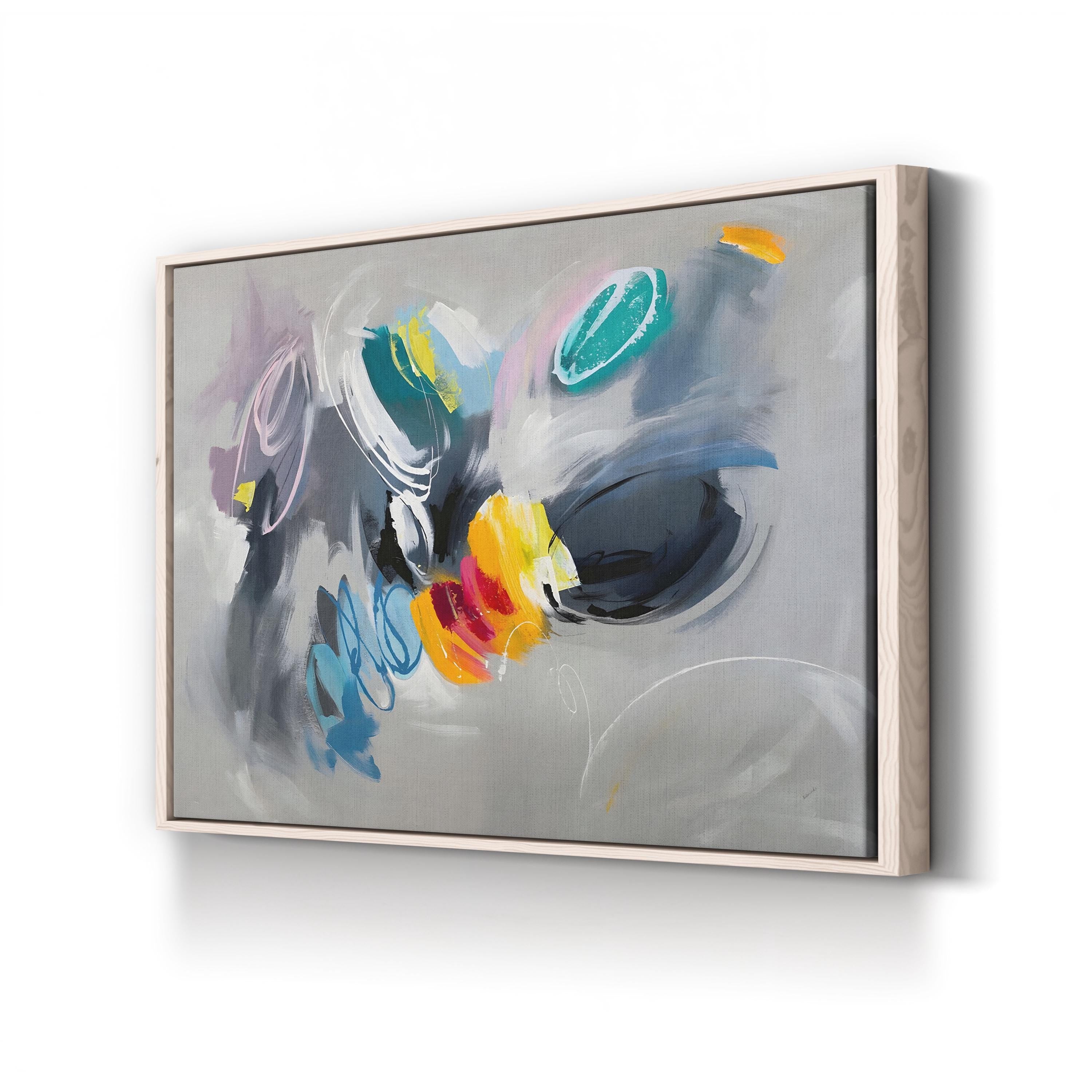 Sugar Swirl Wall Art by Sydney Edmunds – Contemporary Pastel Abstract Canvas