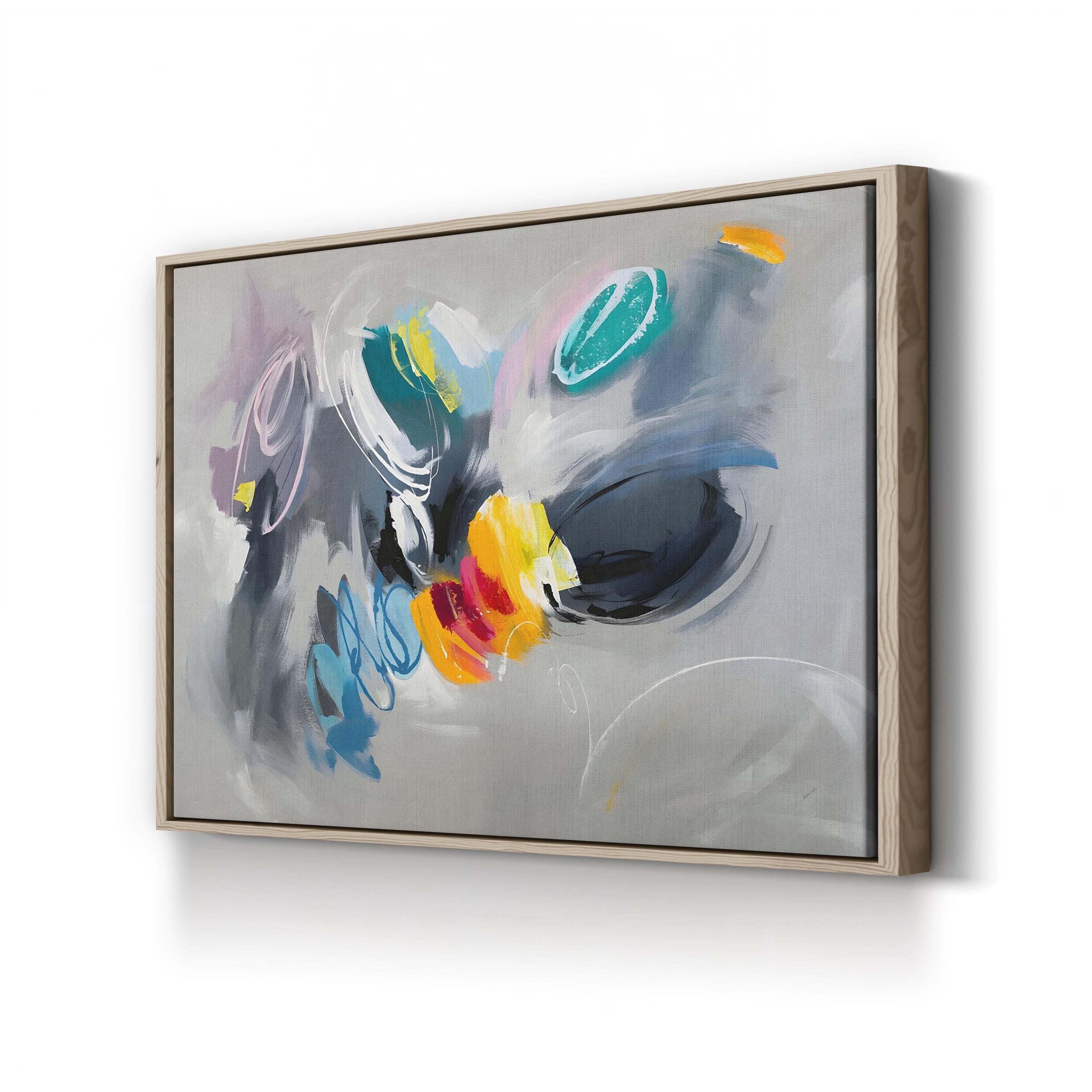 Sugar Swirl Wall Art by Sydney Edmunds – Contemporary Pastel Abstract Canvas