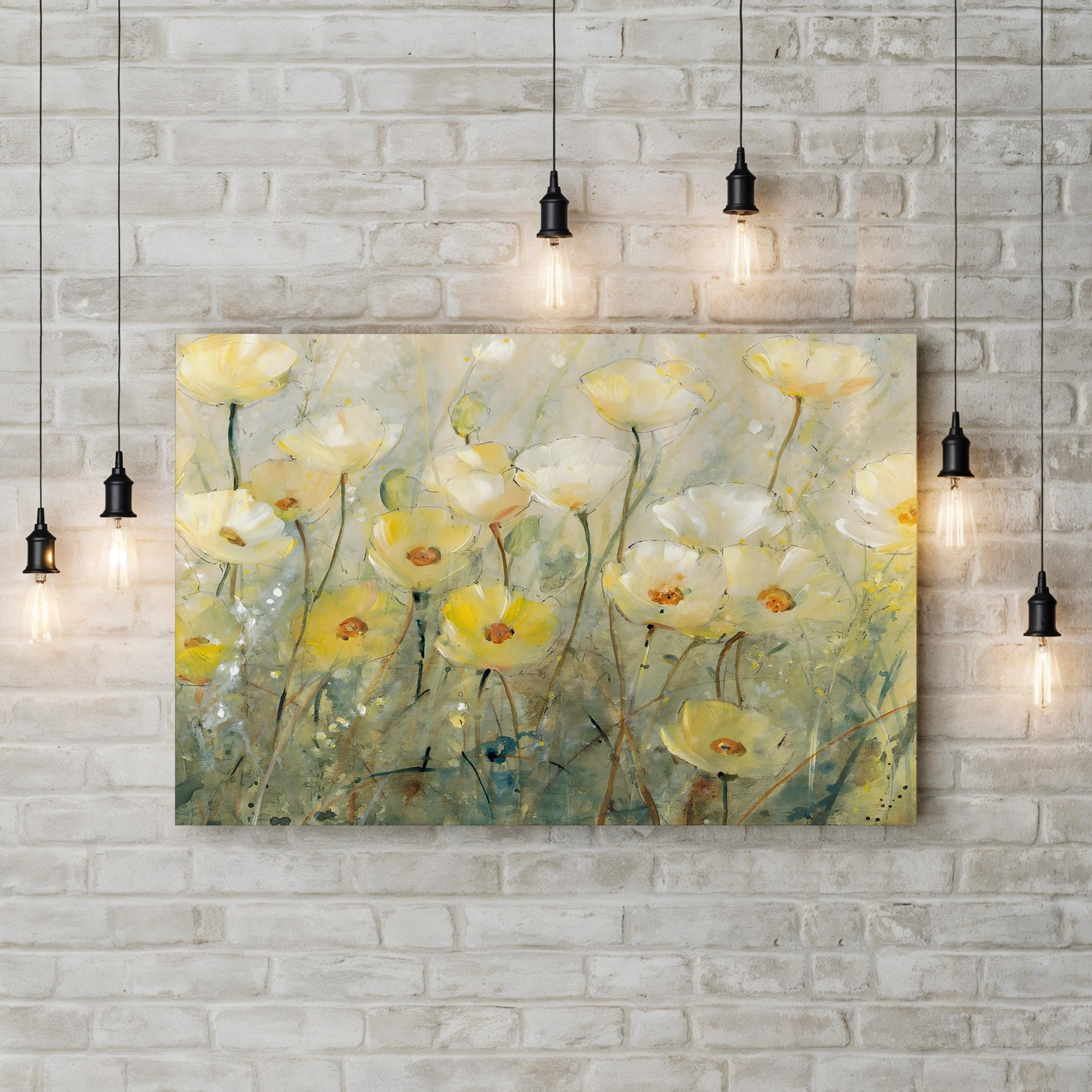 Summer in Bloom II Wall Art by Tim O’Toole – Contemporary Floral Canvas Print