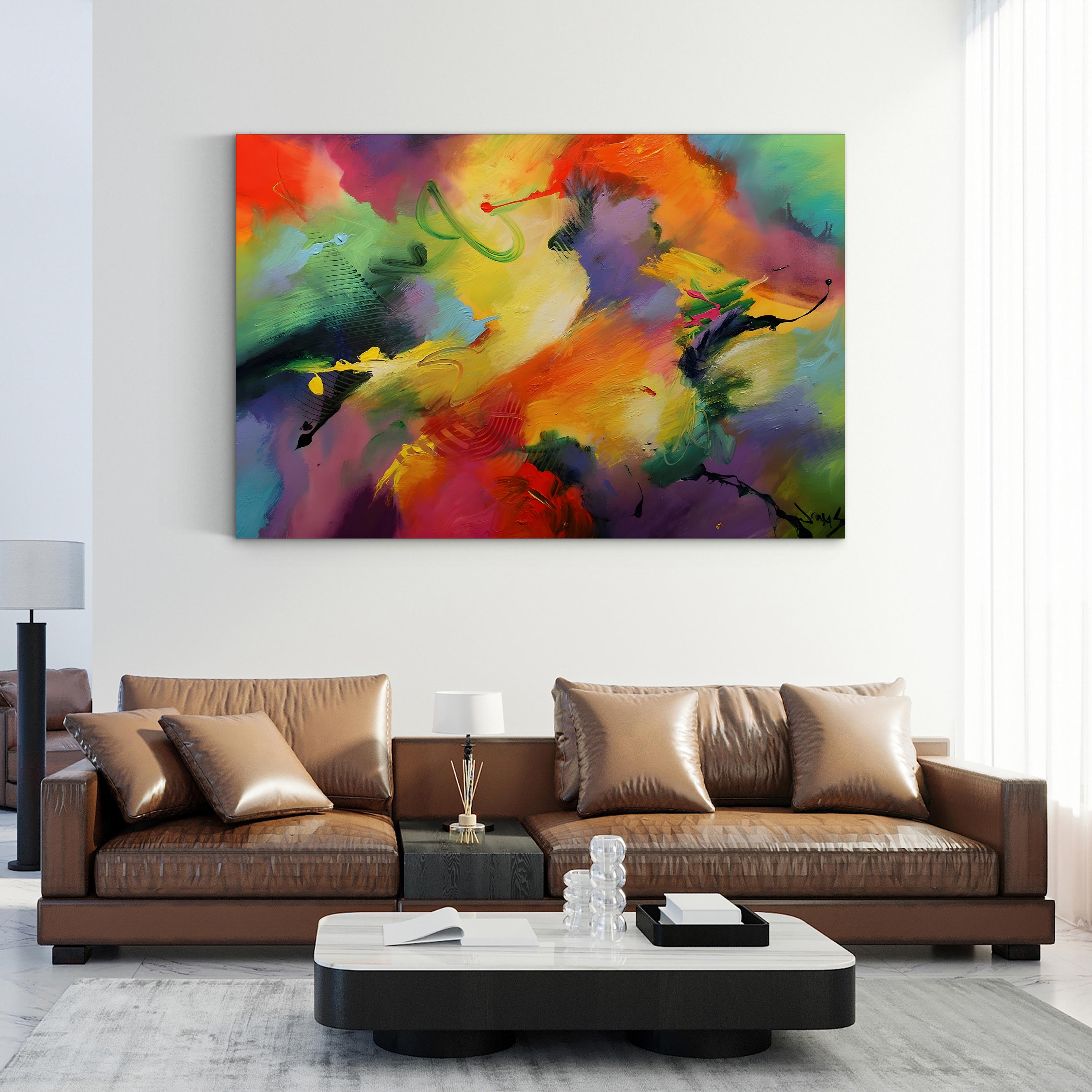 Summer Love Wall Art by Jonas Gerard – Abstract Floral Canvas Print