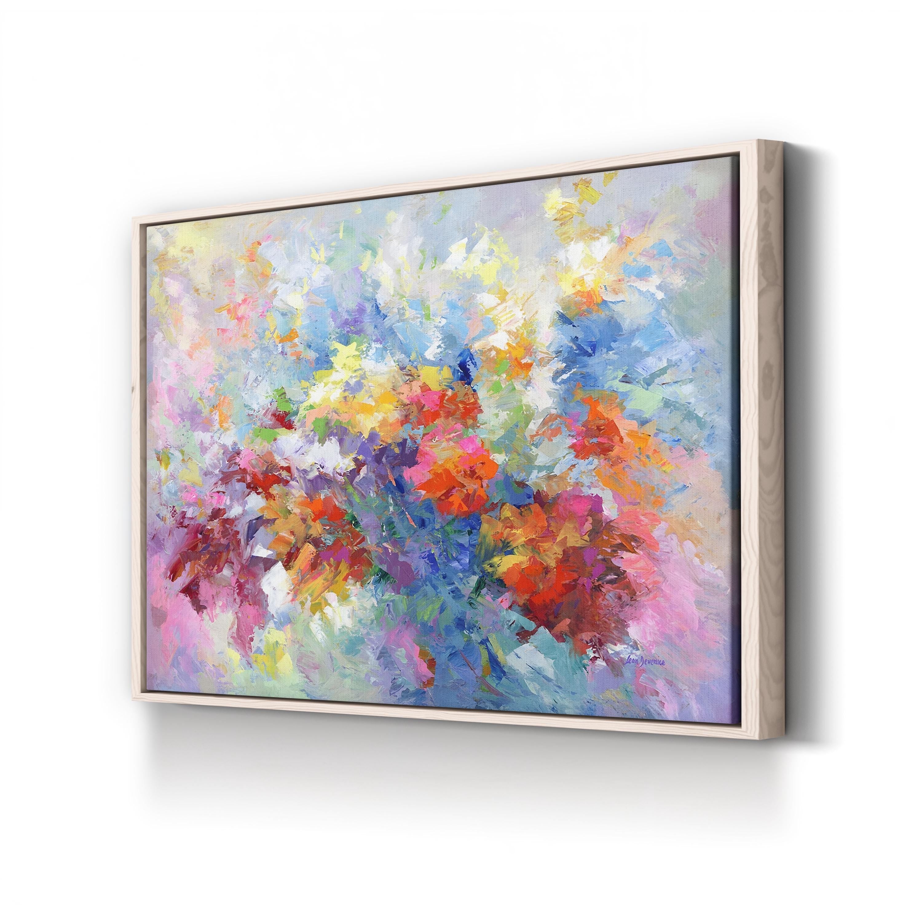 Summer Love by Leon Devenice canvas print in Natural Frame Canvas